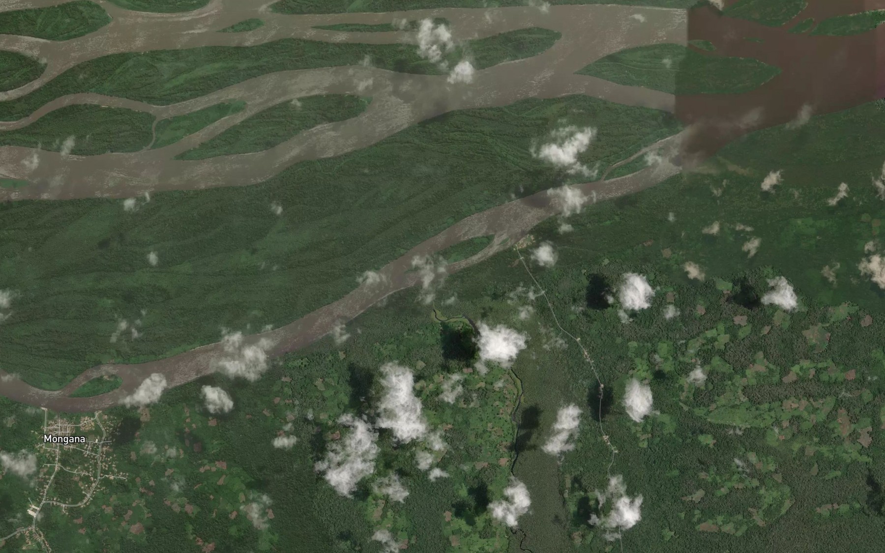 Satellite map of the Lofofe