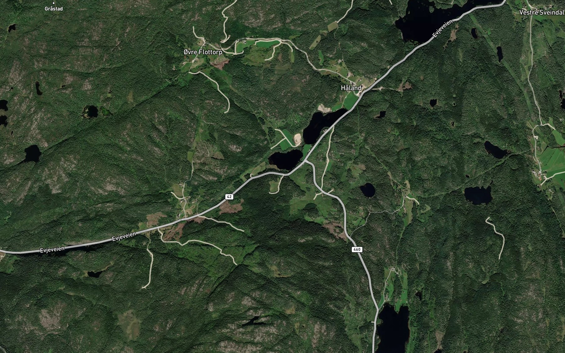 Satellite map of the Lagstadbekken