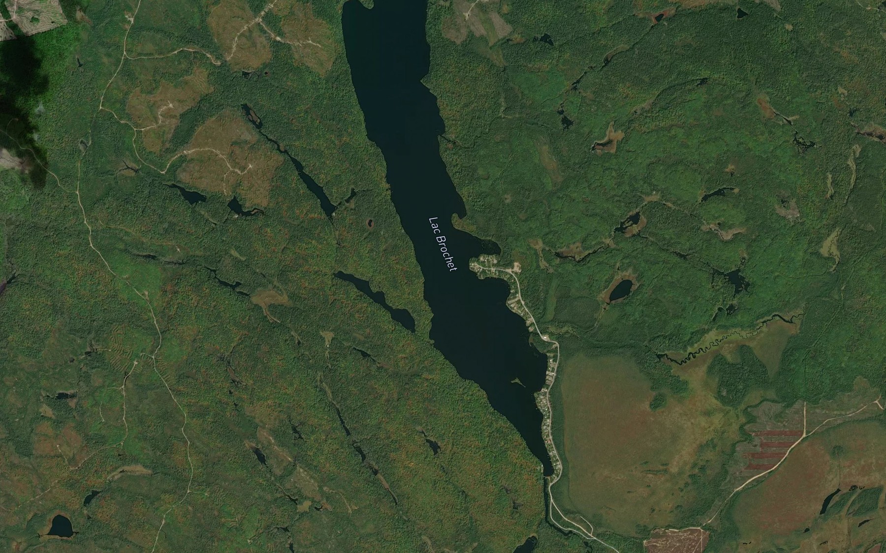 Satellite map of the Baie de la Roche