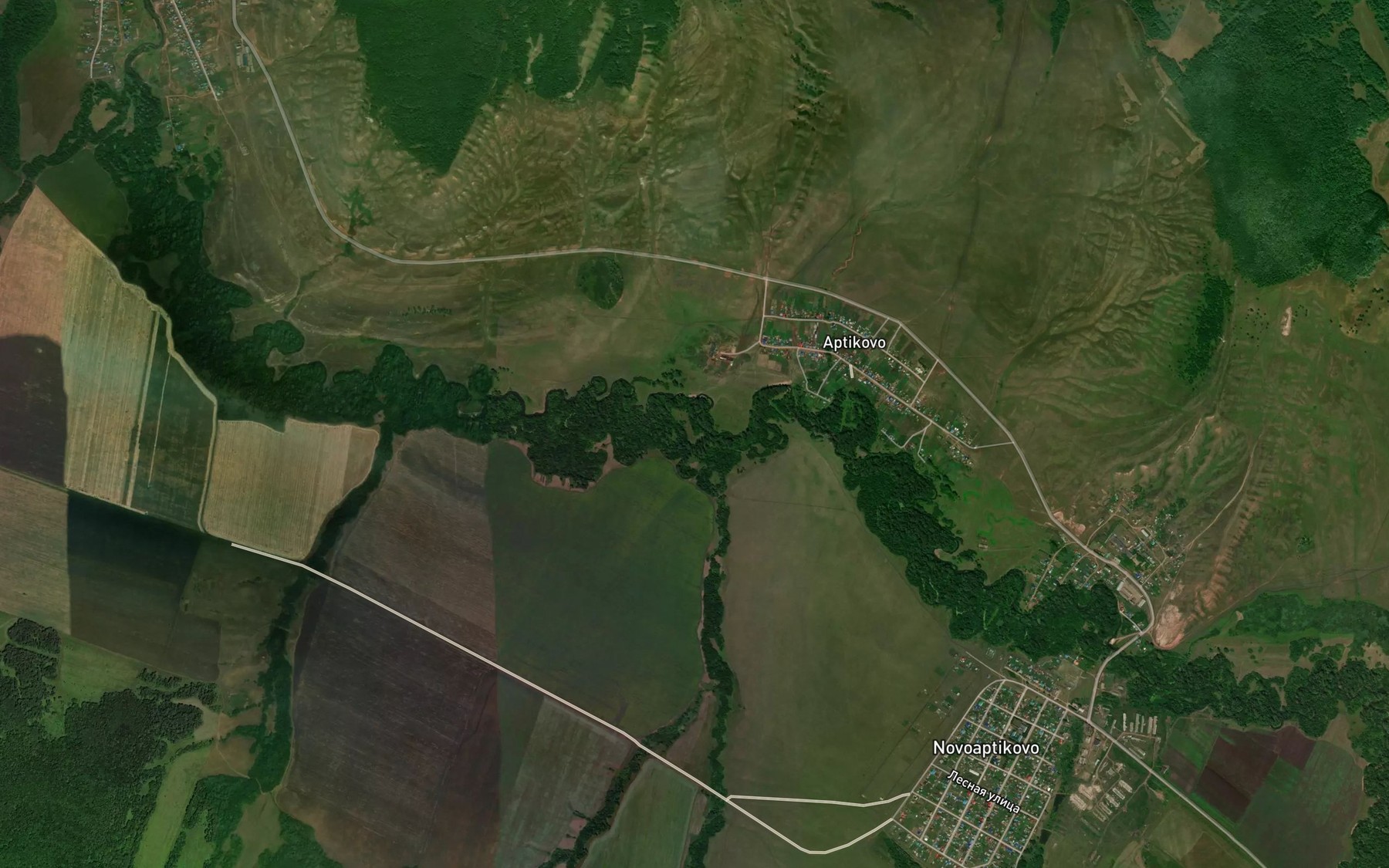 Satellite map of the Kashala