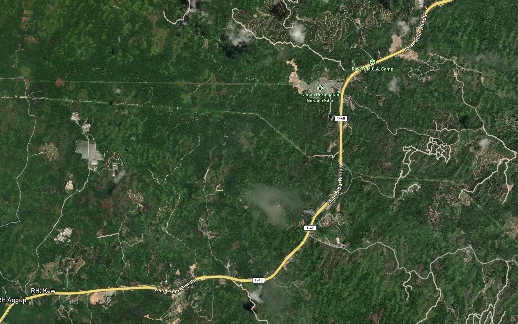 Satellite map of the Sungai Engkabang