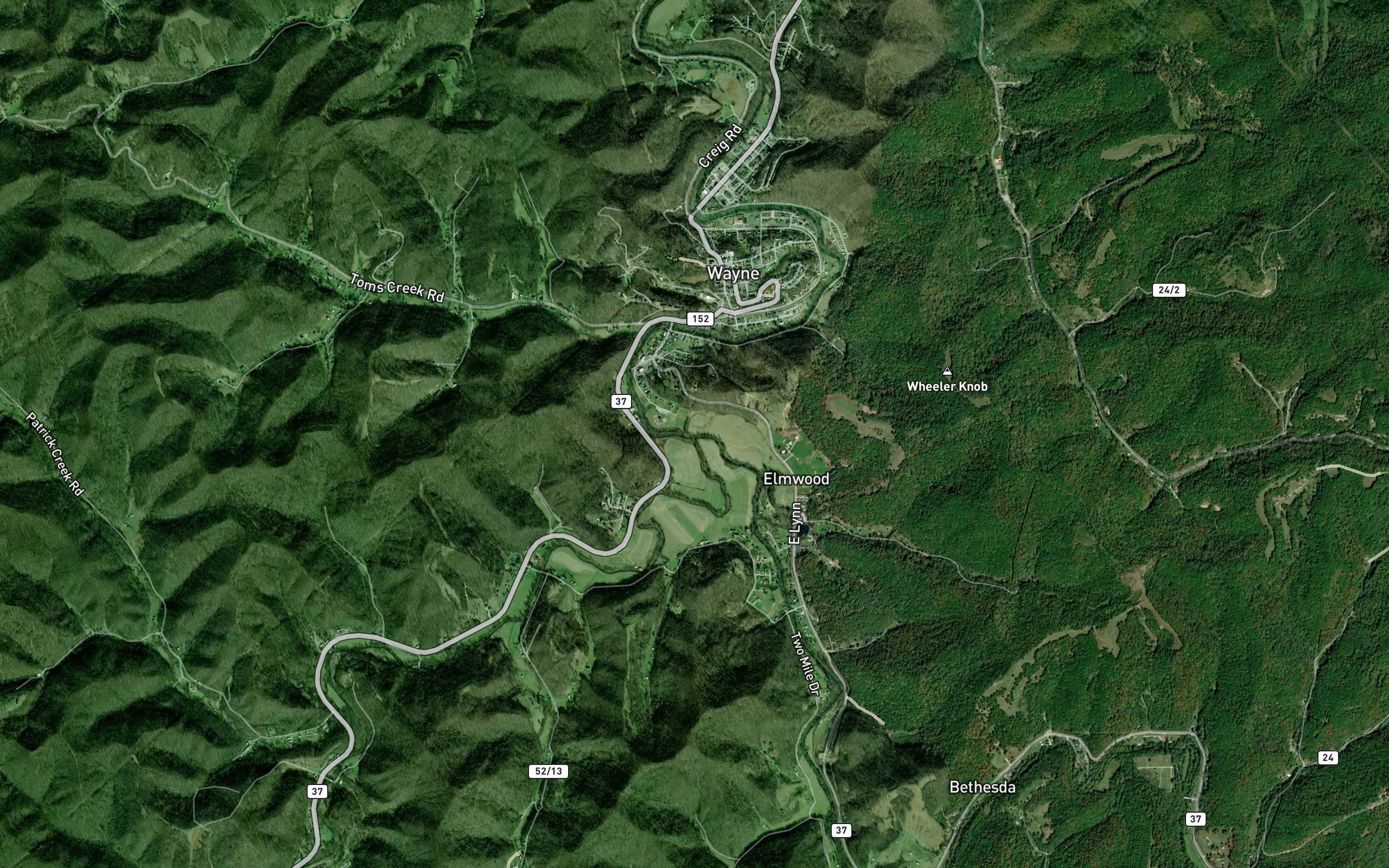 East Fork Twelvepole Creek