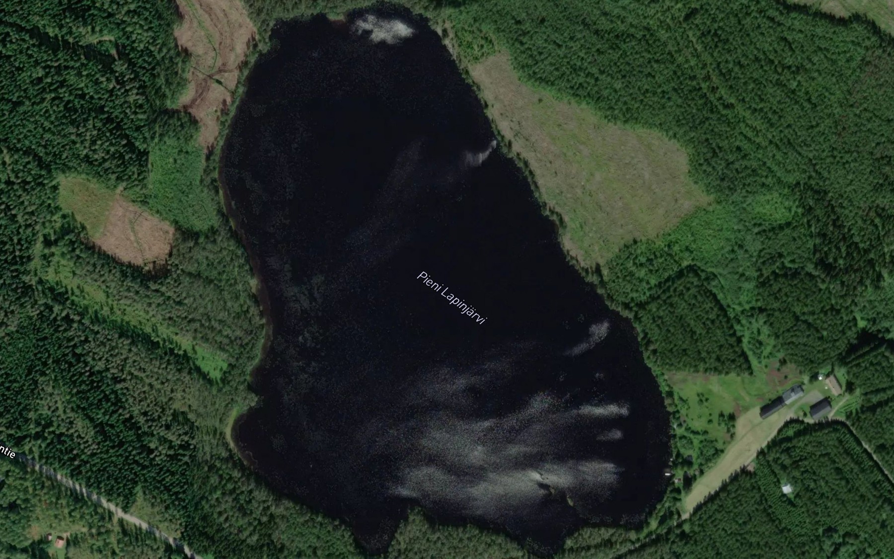 Satellite map of the Pieni Lapinjarvi