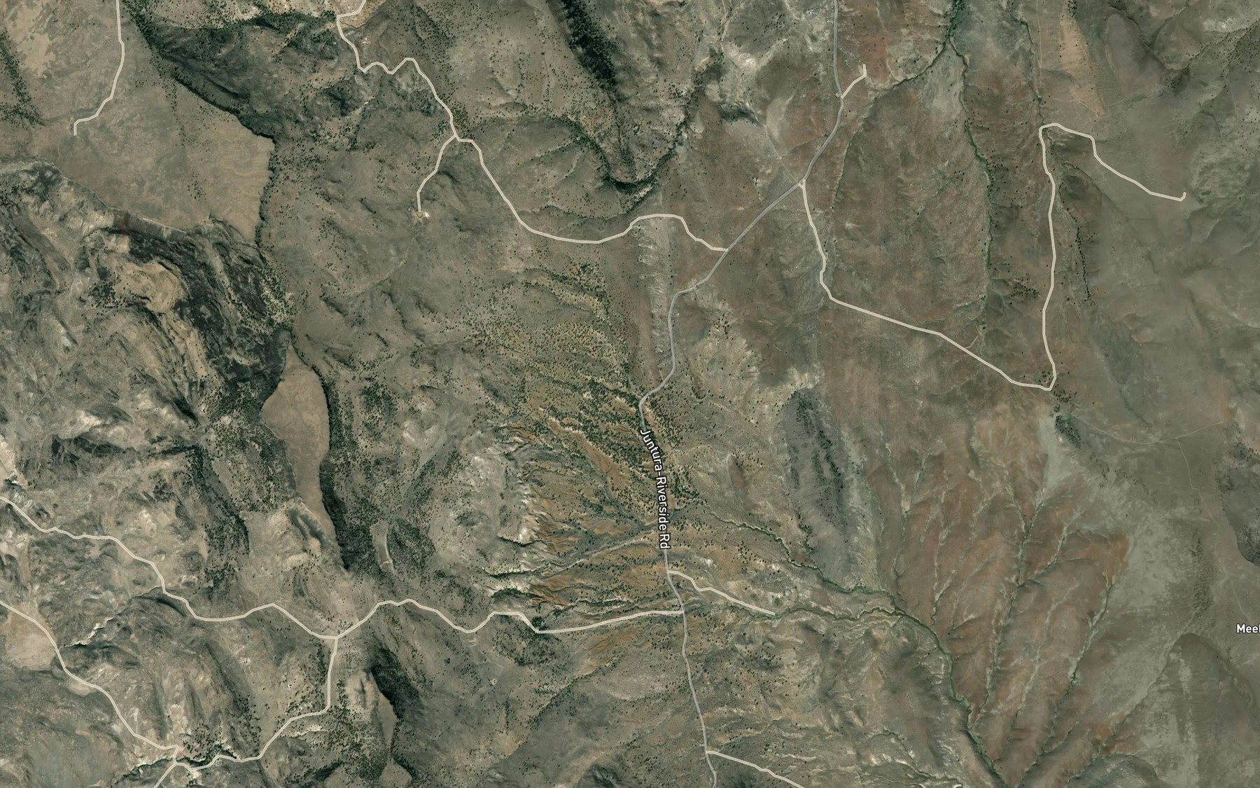 Satellite map of the Juniper Basin Reservoir