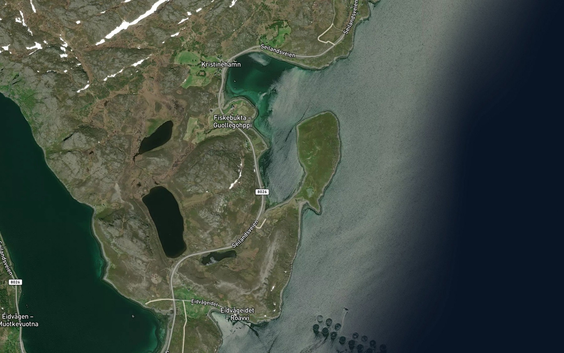 Satellite map of the Sore Kristinehamna