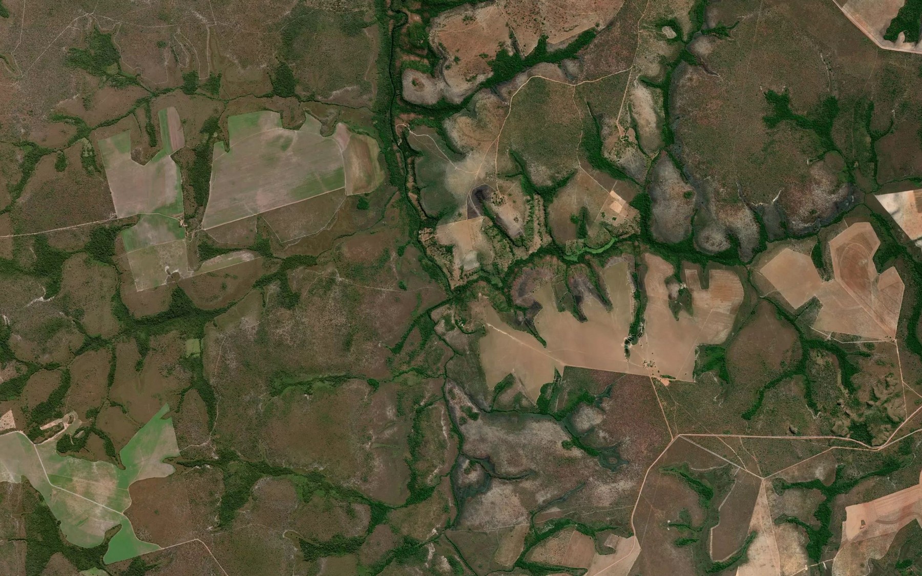 Satellite map of the Corrego Jose Pinto