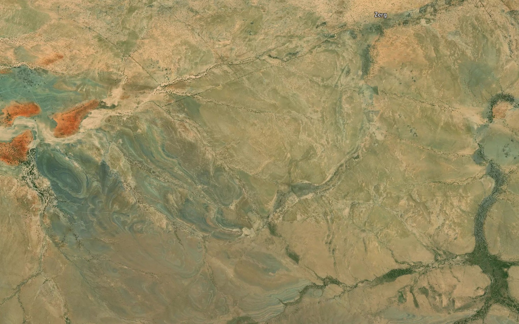 Satellite map of the Awinet Tijjet