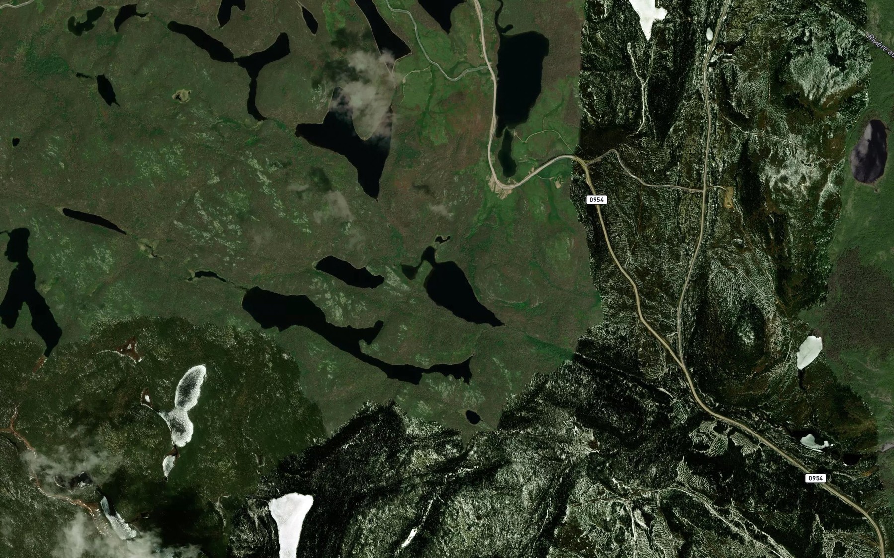 Satellite map of the Lac du Brancard