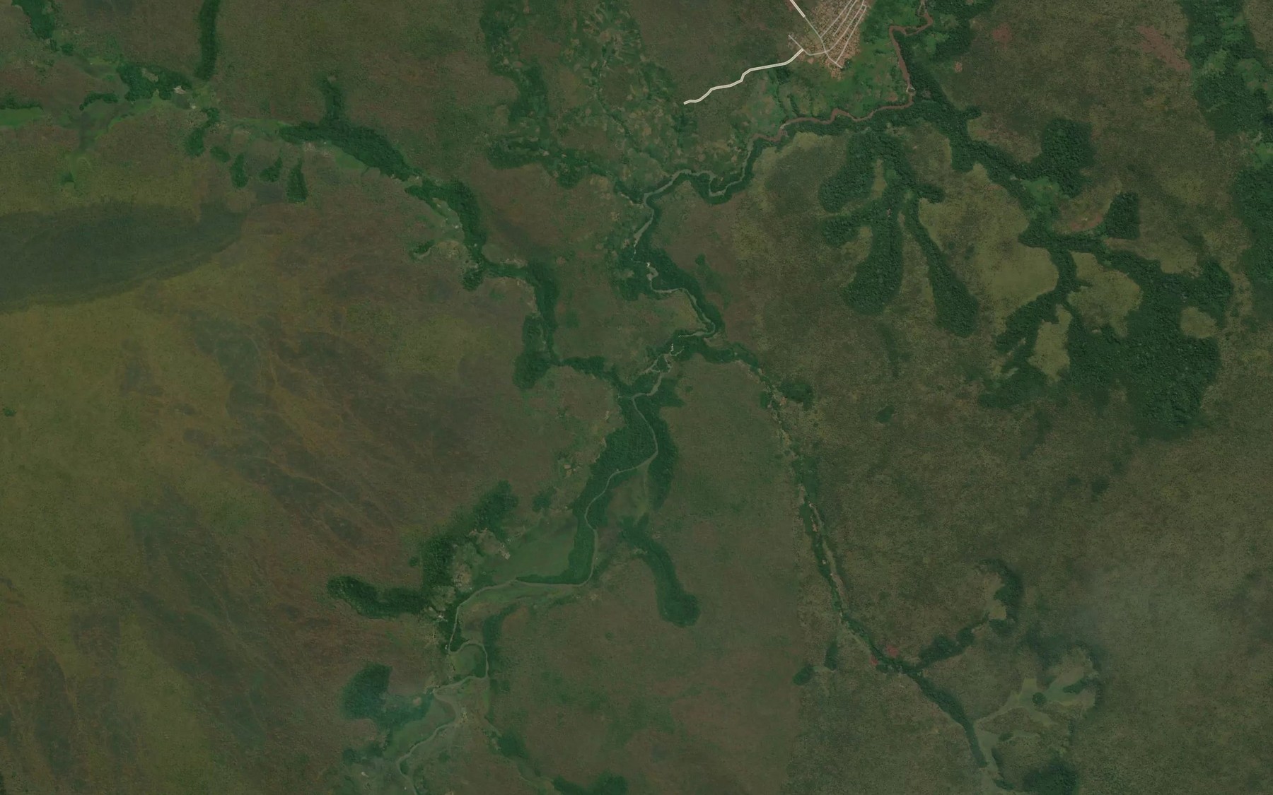 Satellite map of the Tangamana