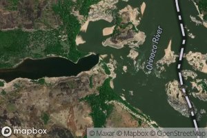 Satellite map of the Rio Mesetas