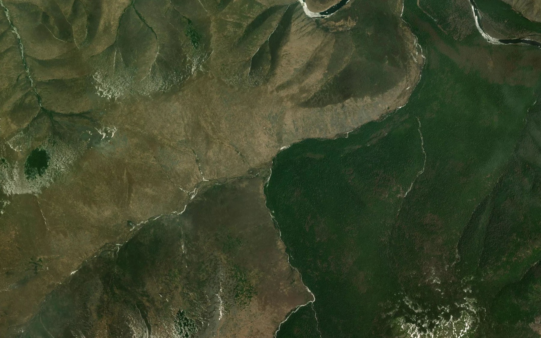 Satellite map of the Likovaniya