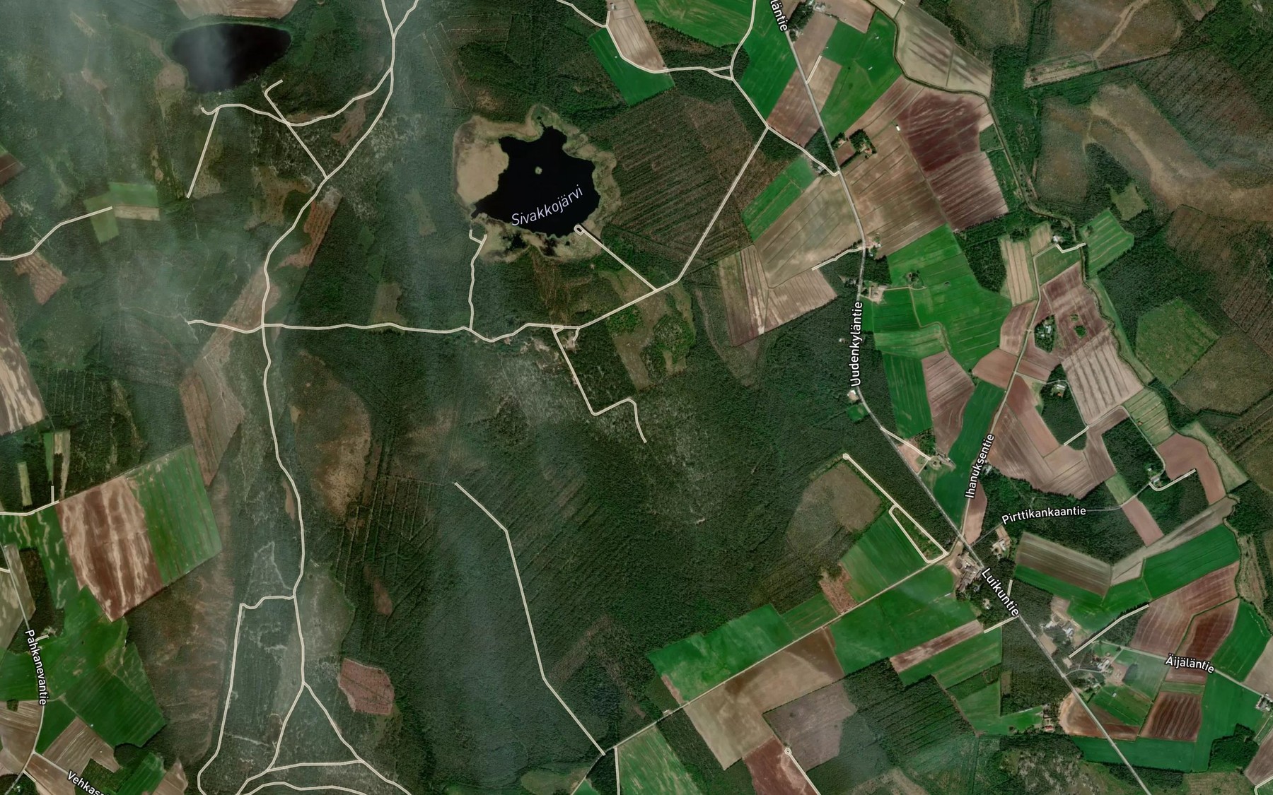 Satellite map of the Sivakkojarvi