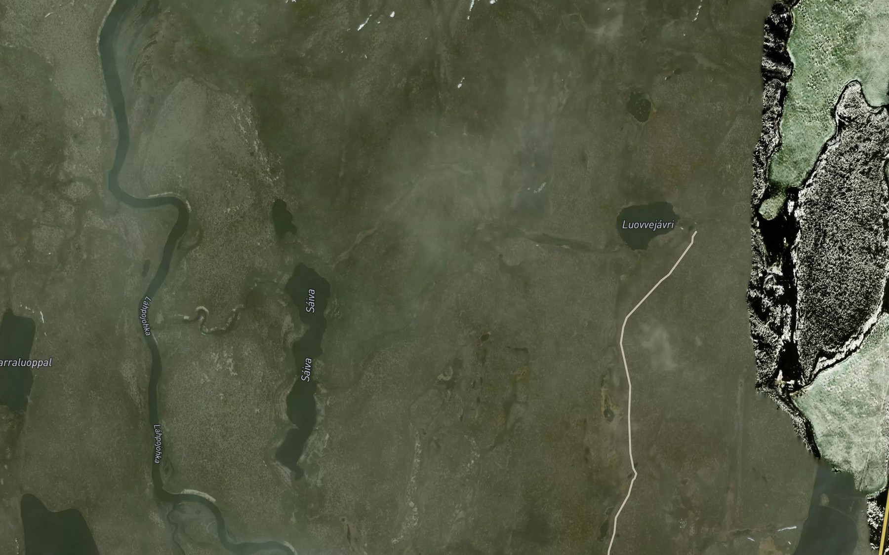 Satellite map of the Sorbmejogas