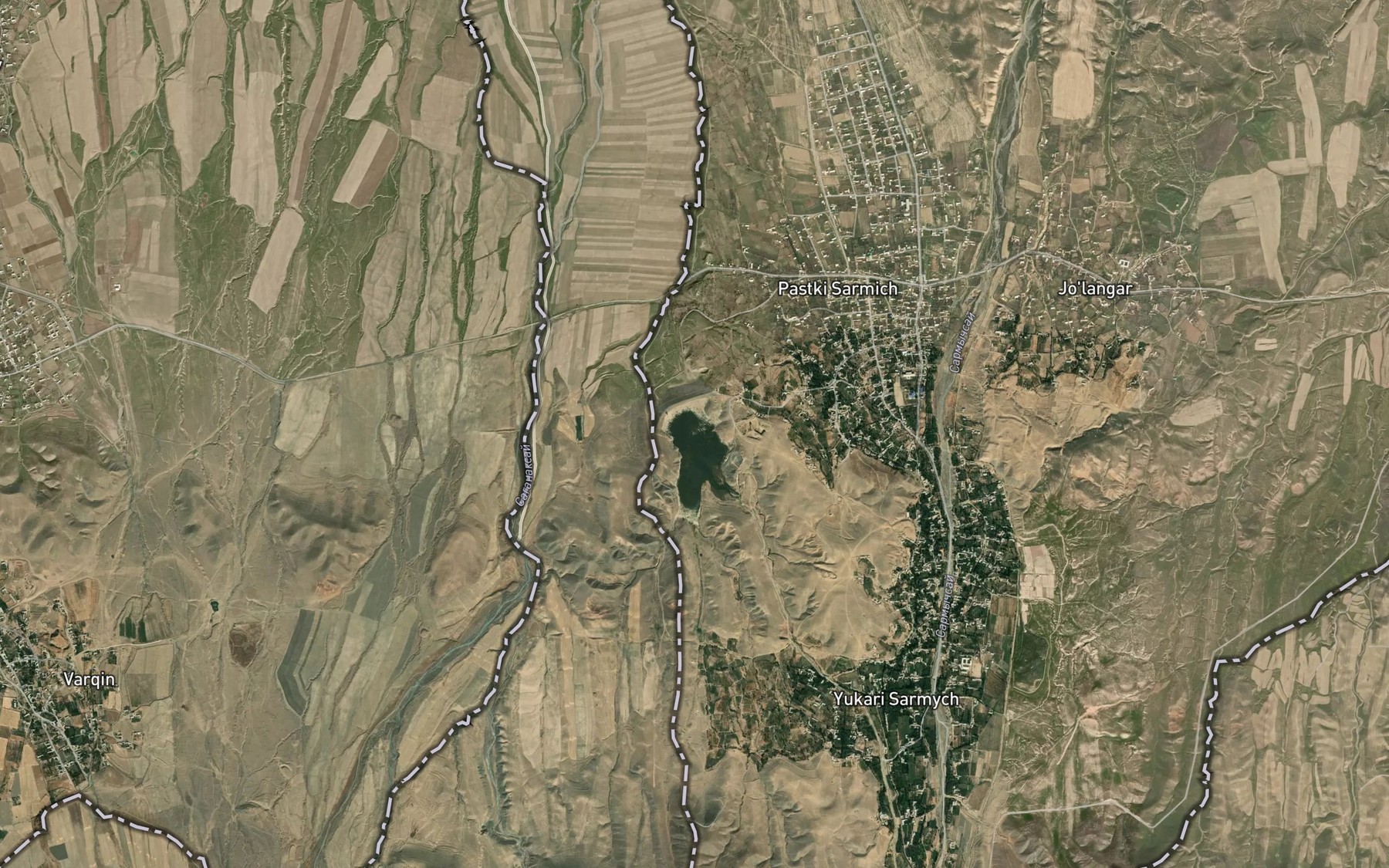 Satellite map of the Sarimin Suv Ombori