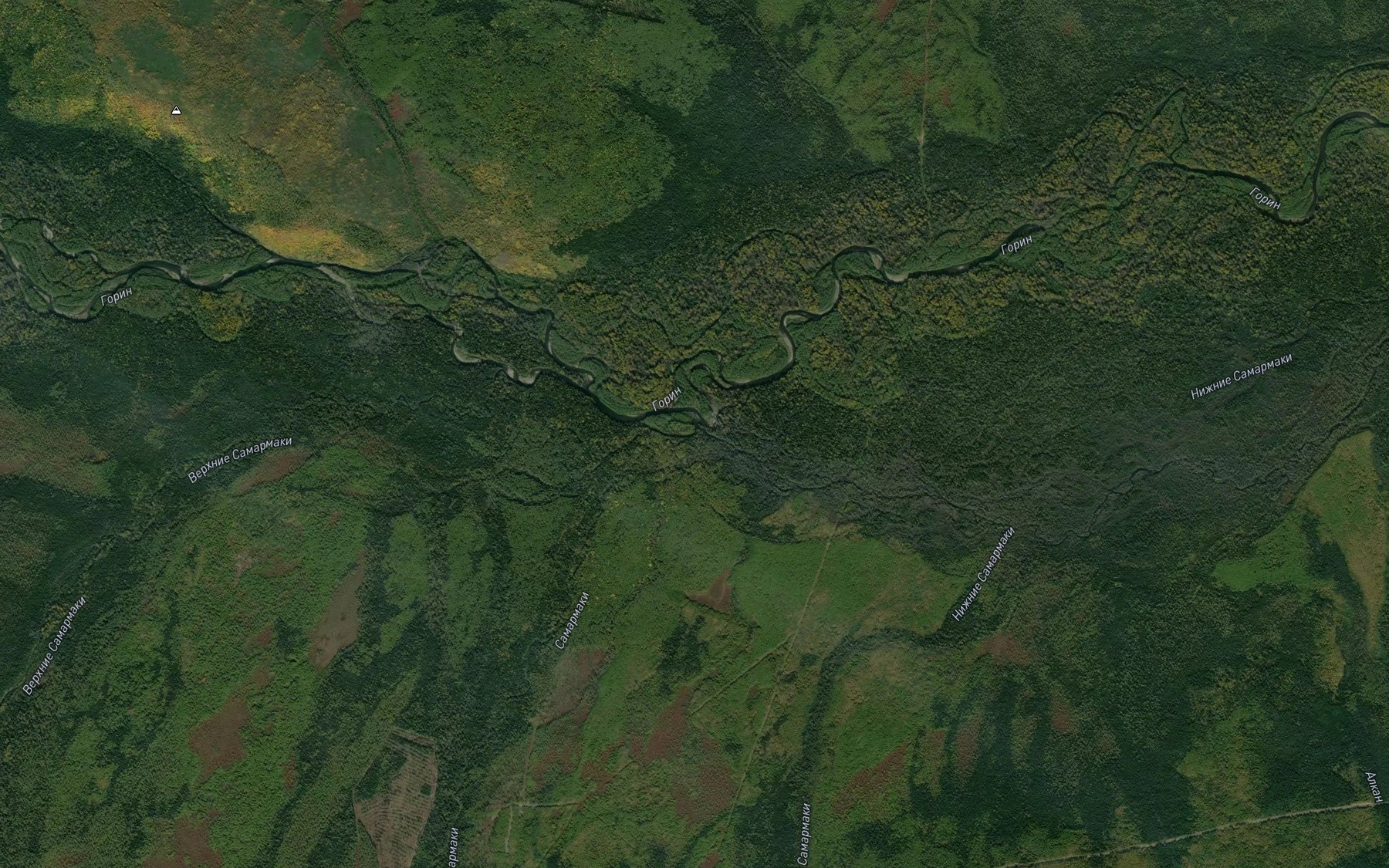Satellite map of the Samarmaki