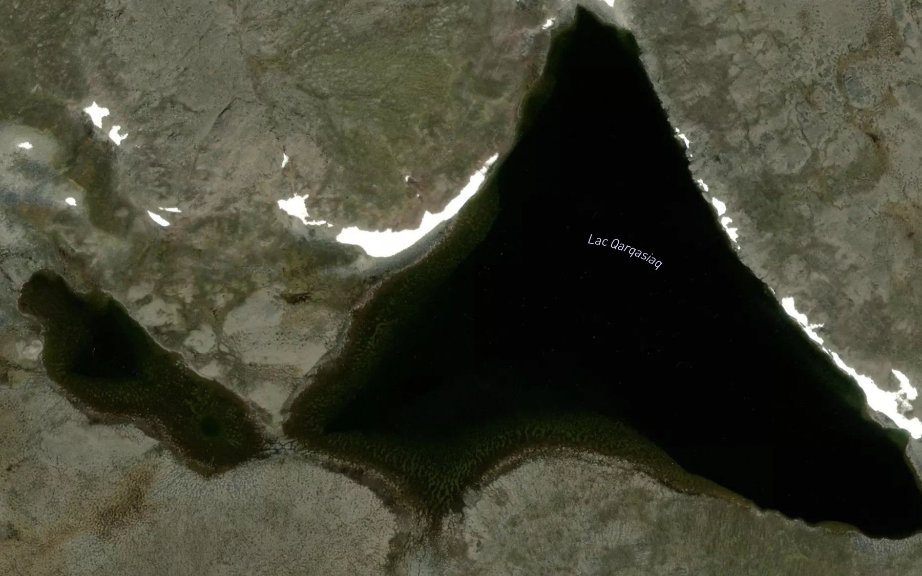Satellite map of the Lac Qarqasiaq