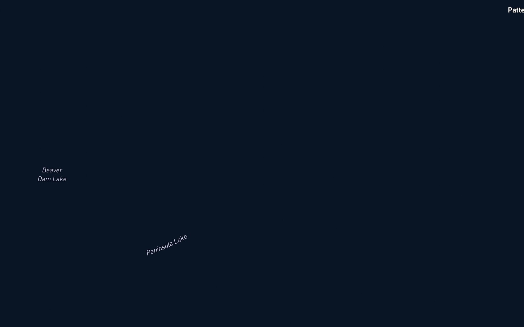 Satellite map of the Peninsula Lake