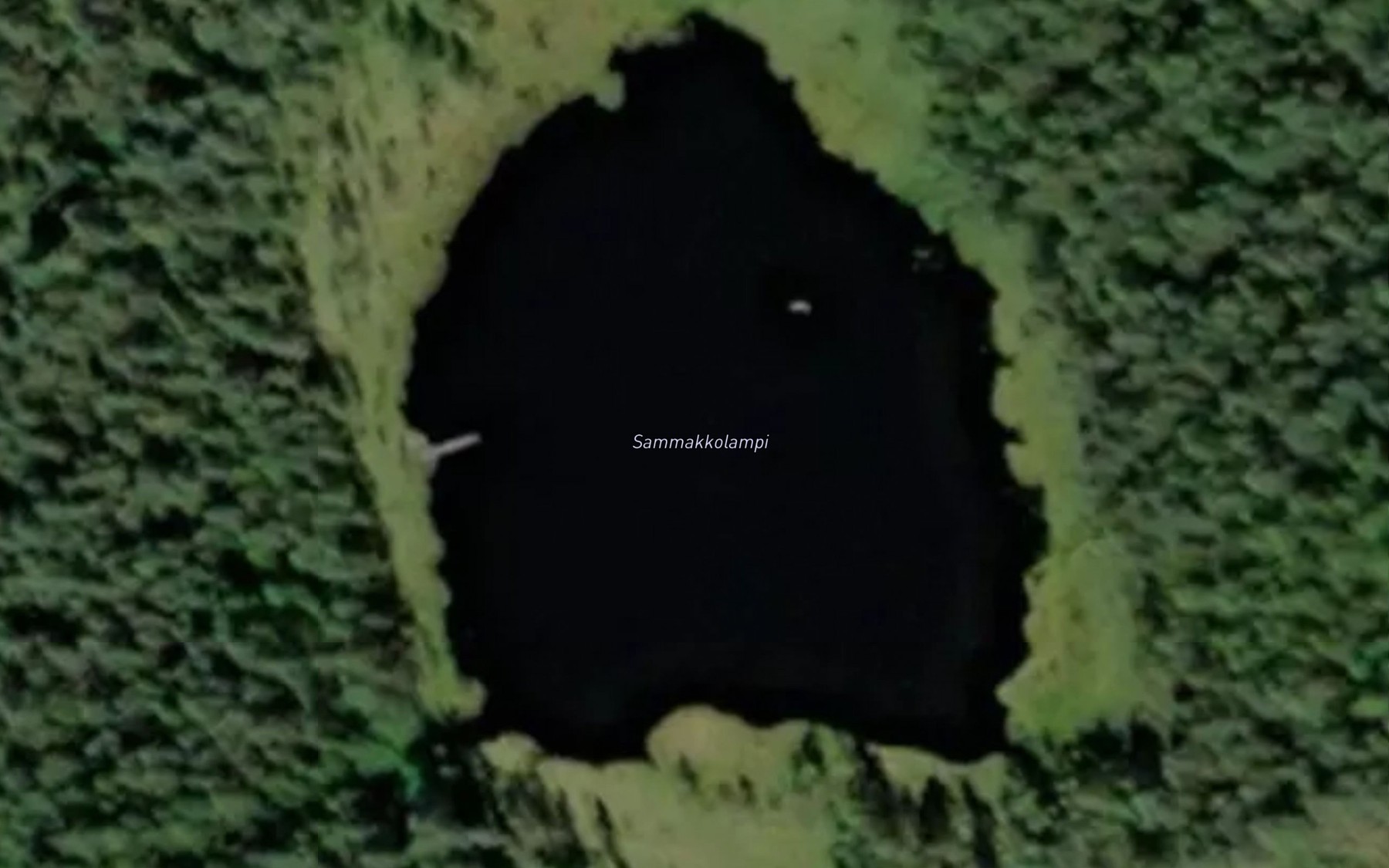 Satellite map of the Sammakkolampi