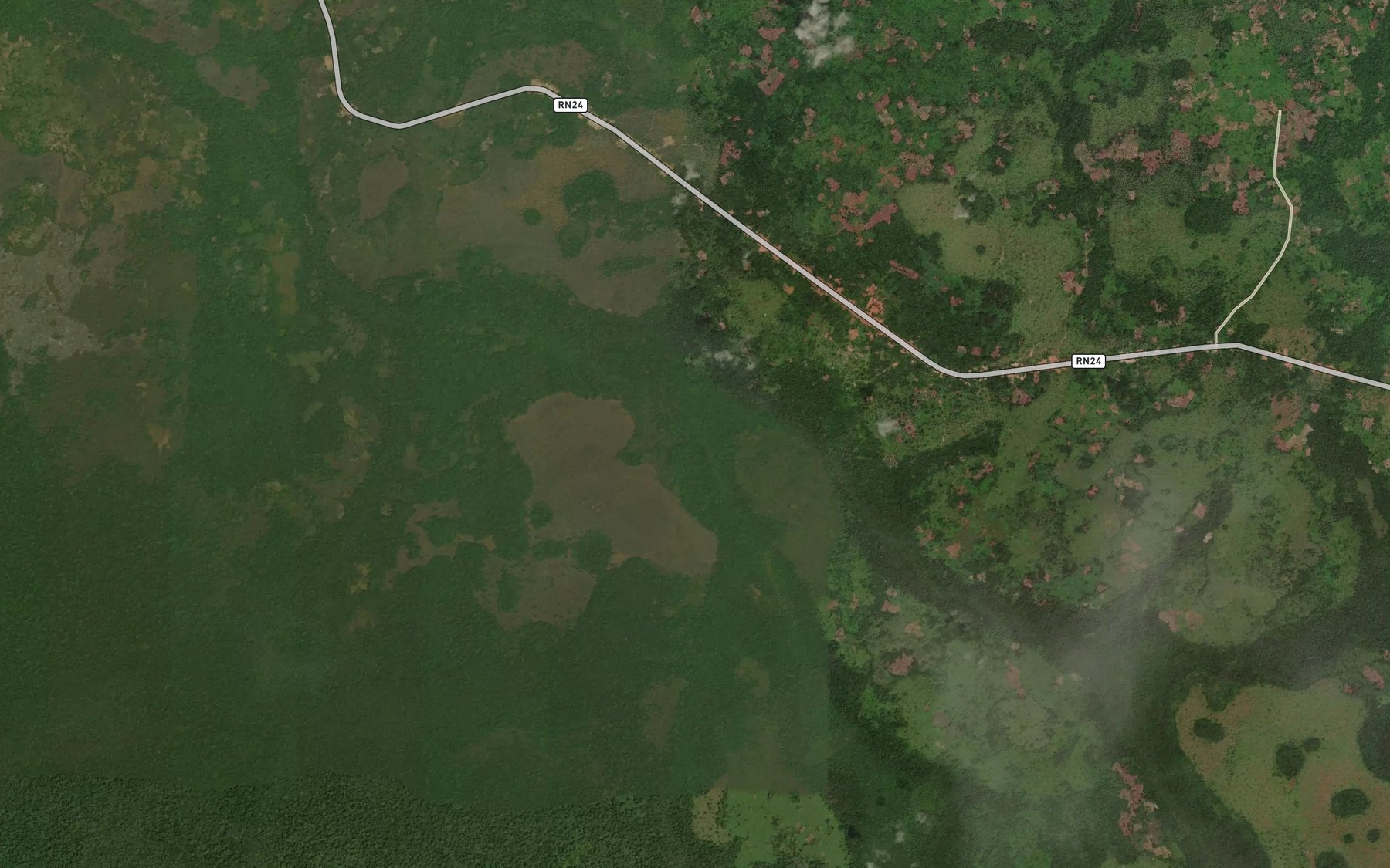 Satellite map of the Ligbi