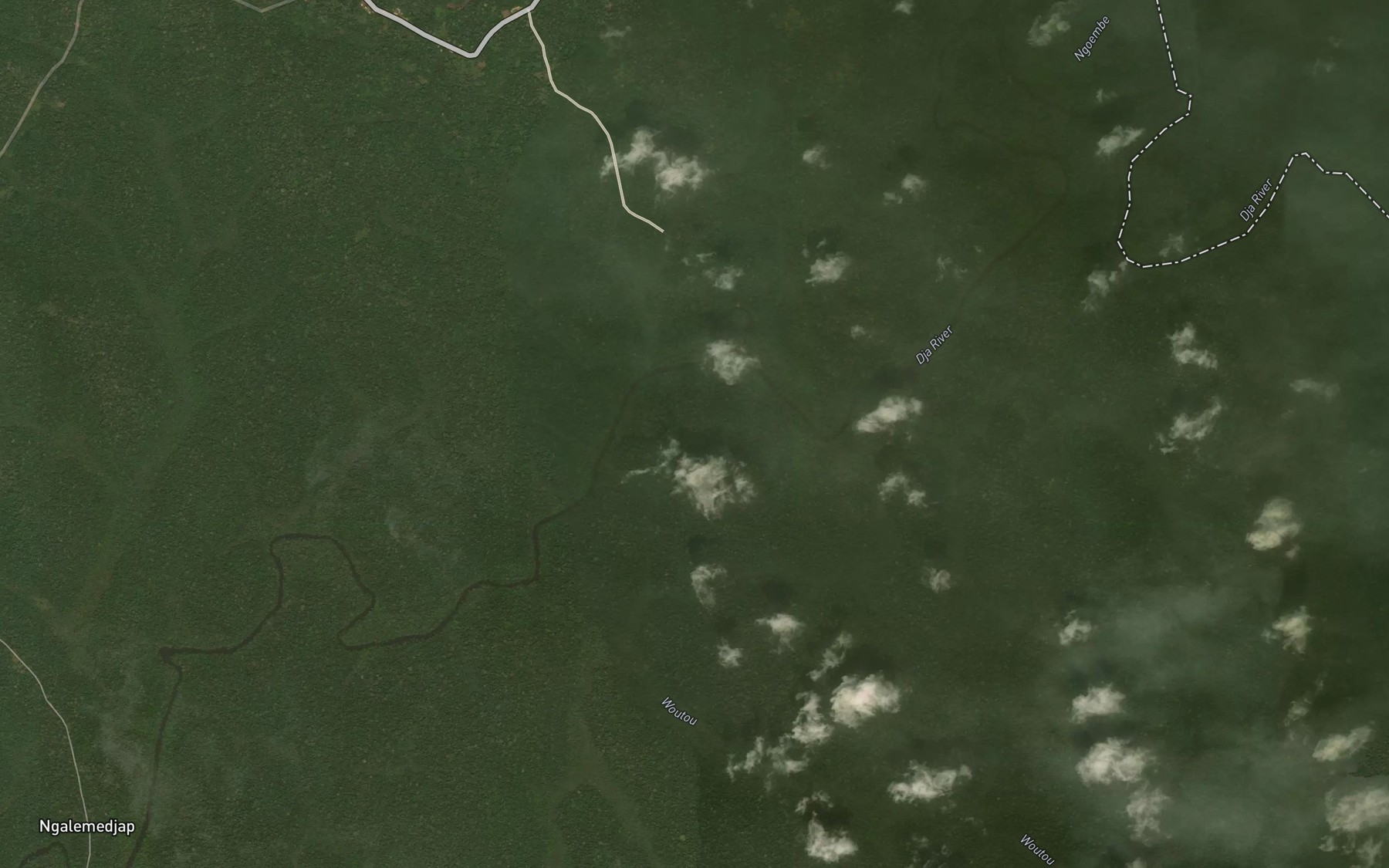 Satellite map of the Sobo