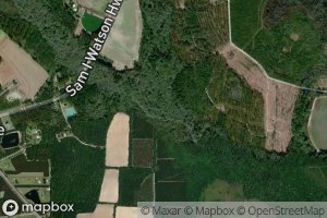 Satellite map of the Tenmile Creek