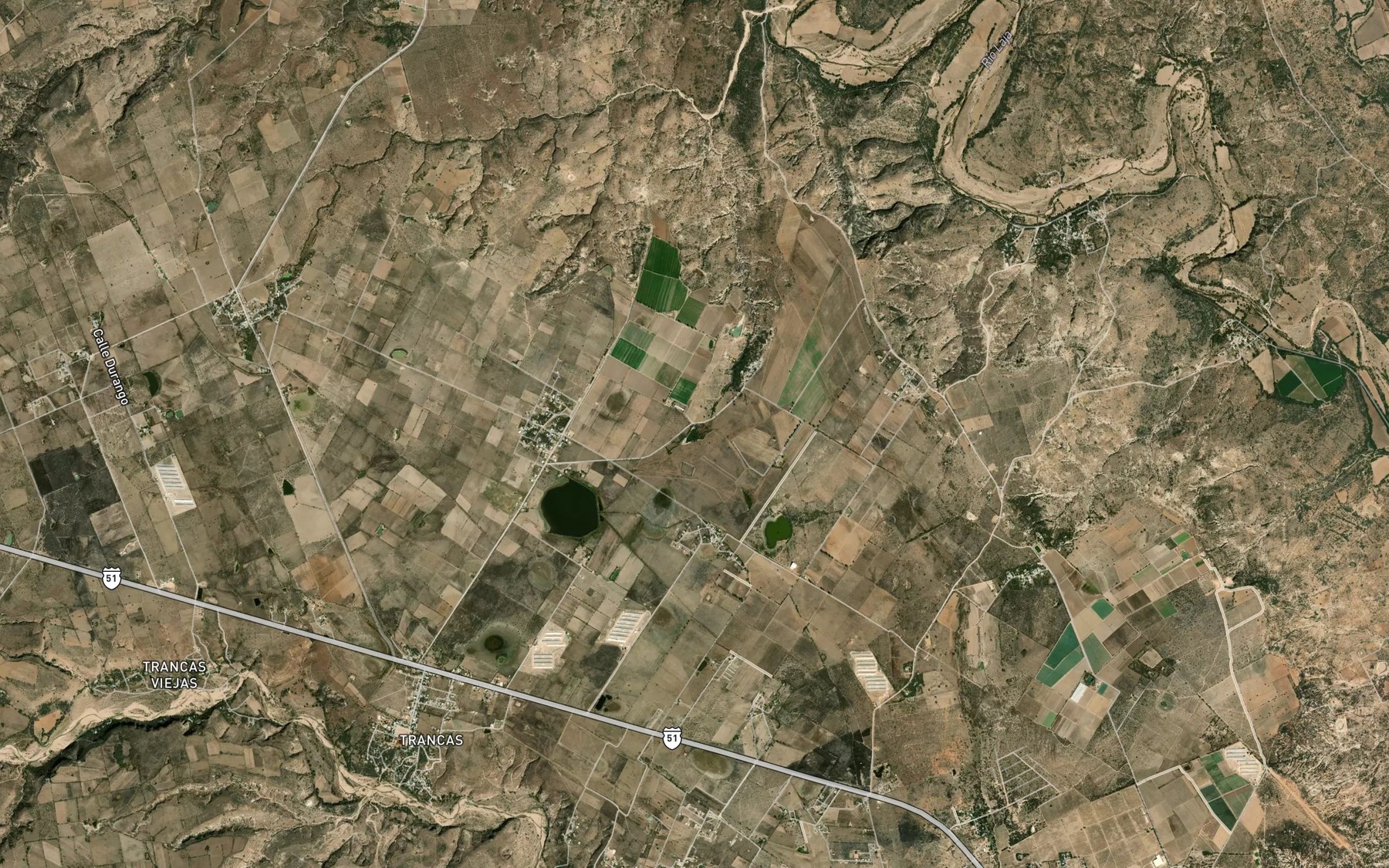 Satellite map of the Ojo de Aguita