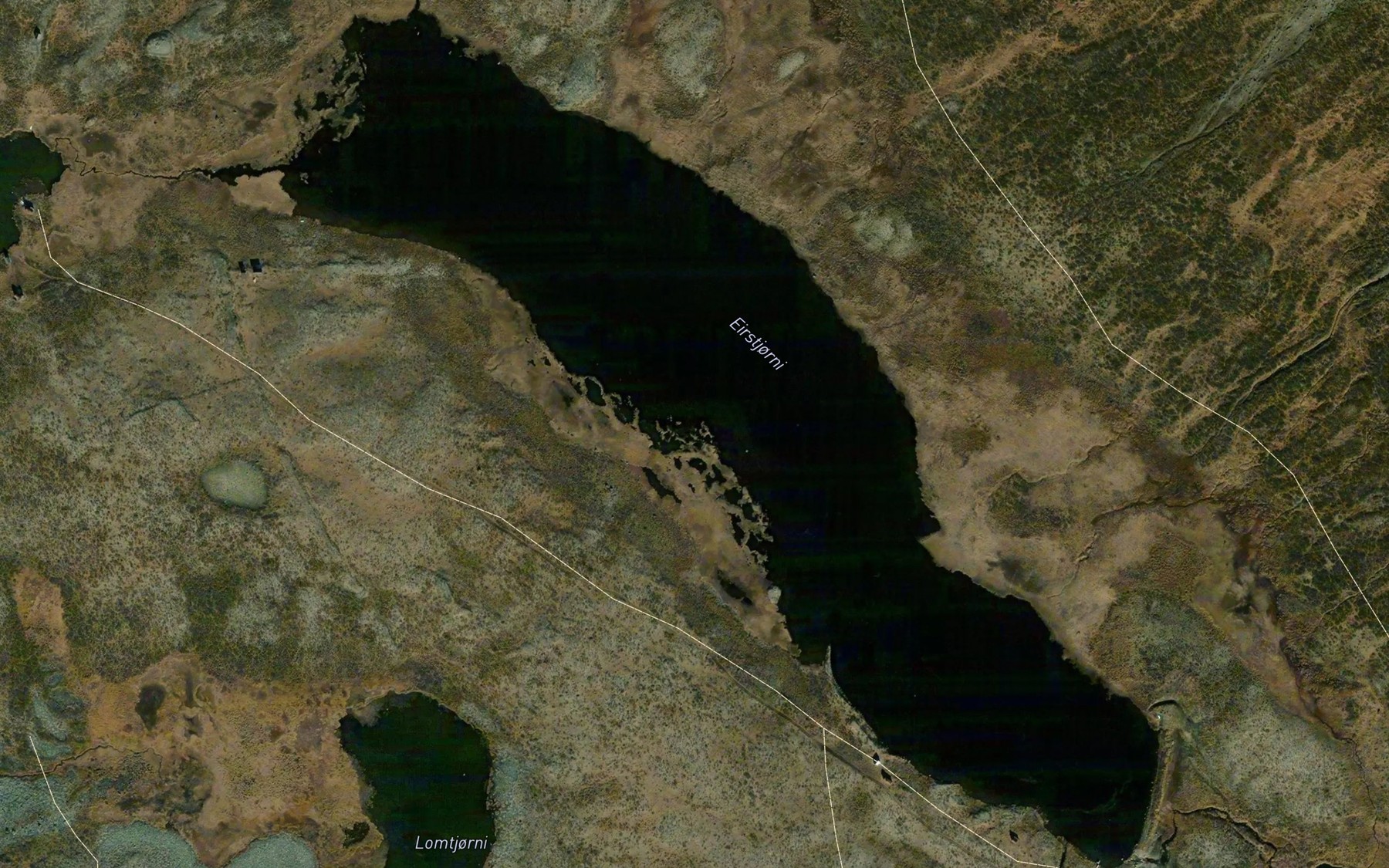 Satellite map of the Eirstjorni