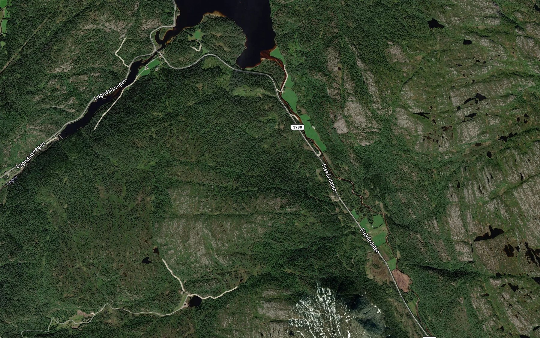 Satellite map of the Karfitbekken