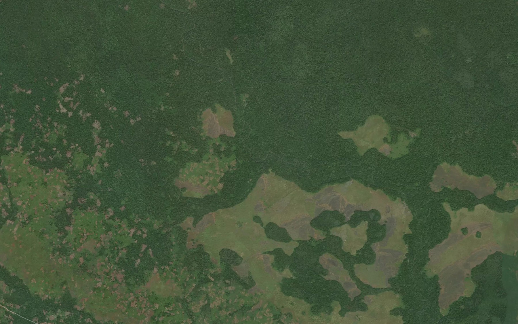 Satellite map of the Obu