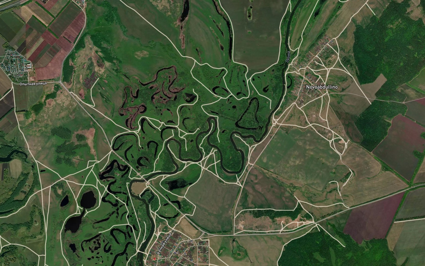 Satellite map of the Kalmashka