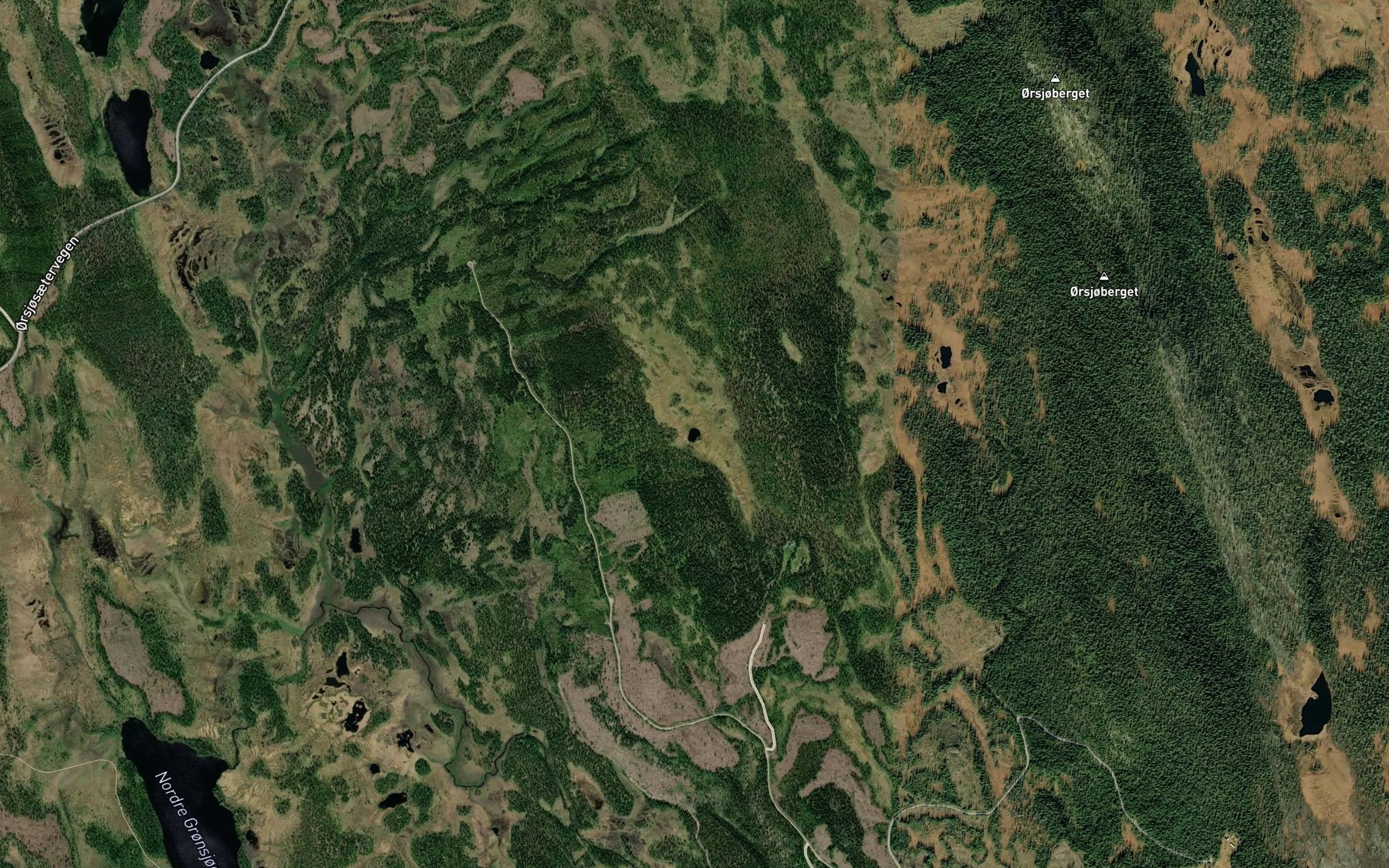 Satellite map of the Litlastjonna
