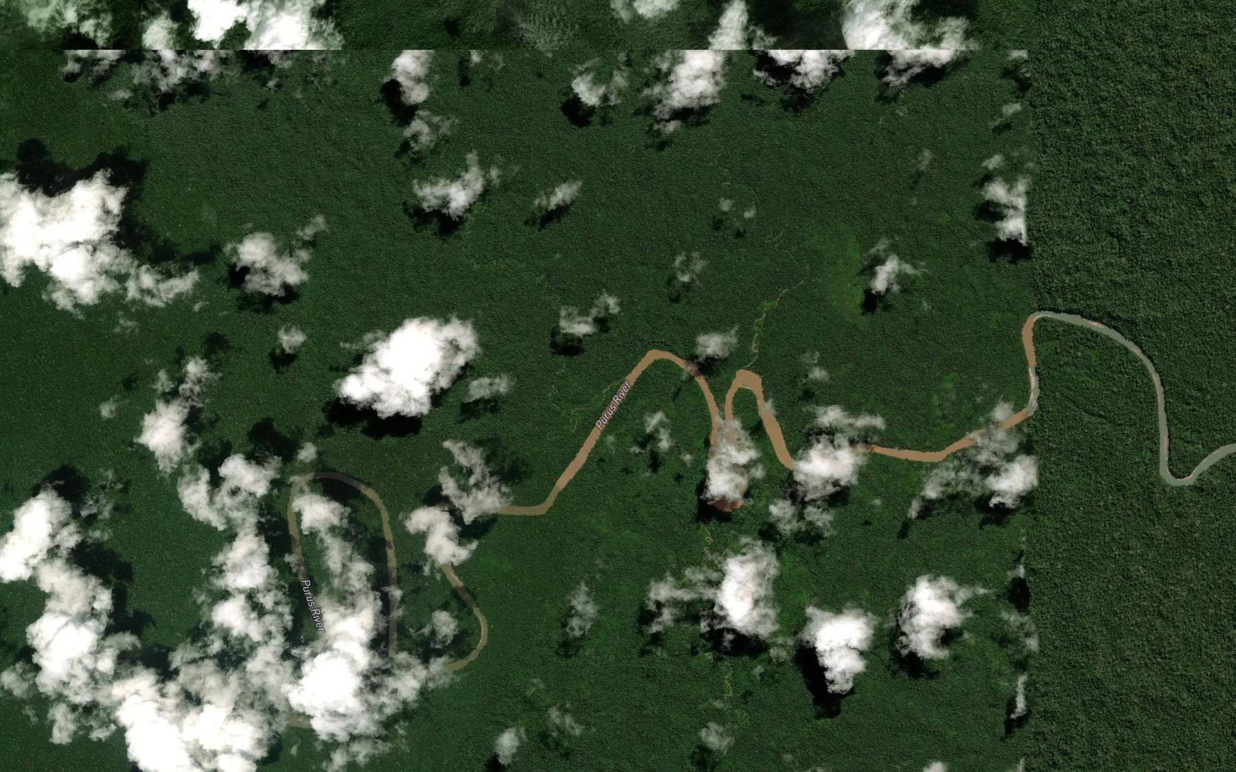 Satellite map of the Rio Ronsoco