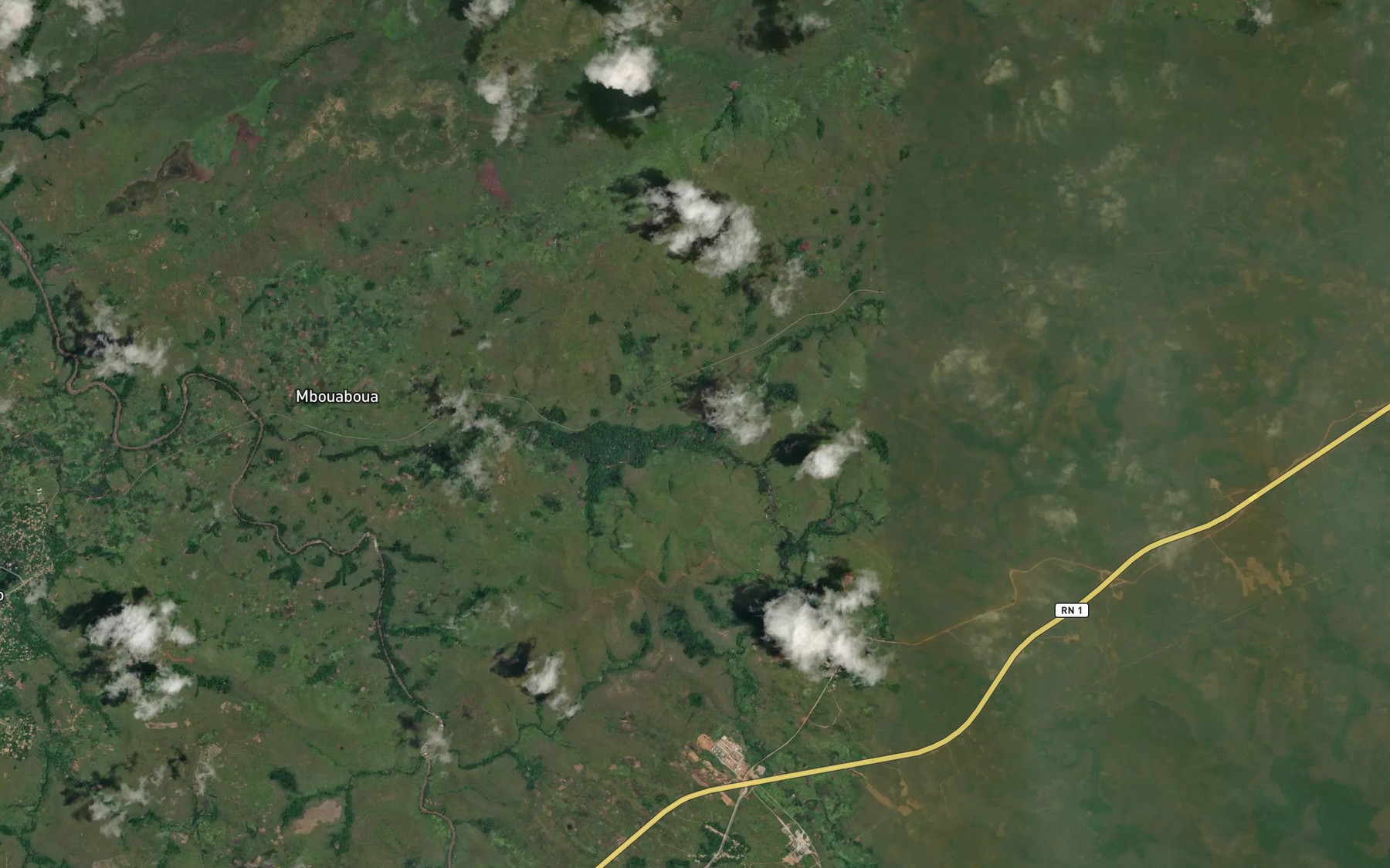 Satellite map of the Doungou