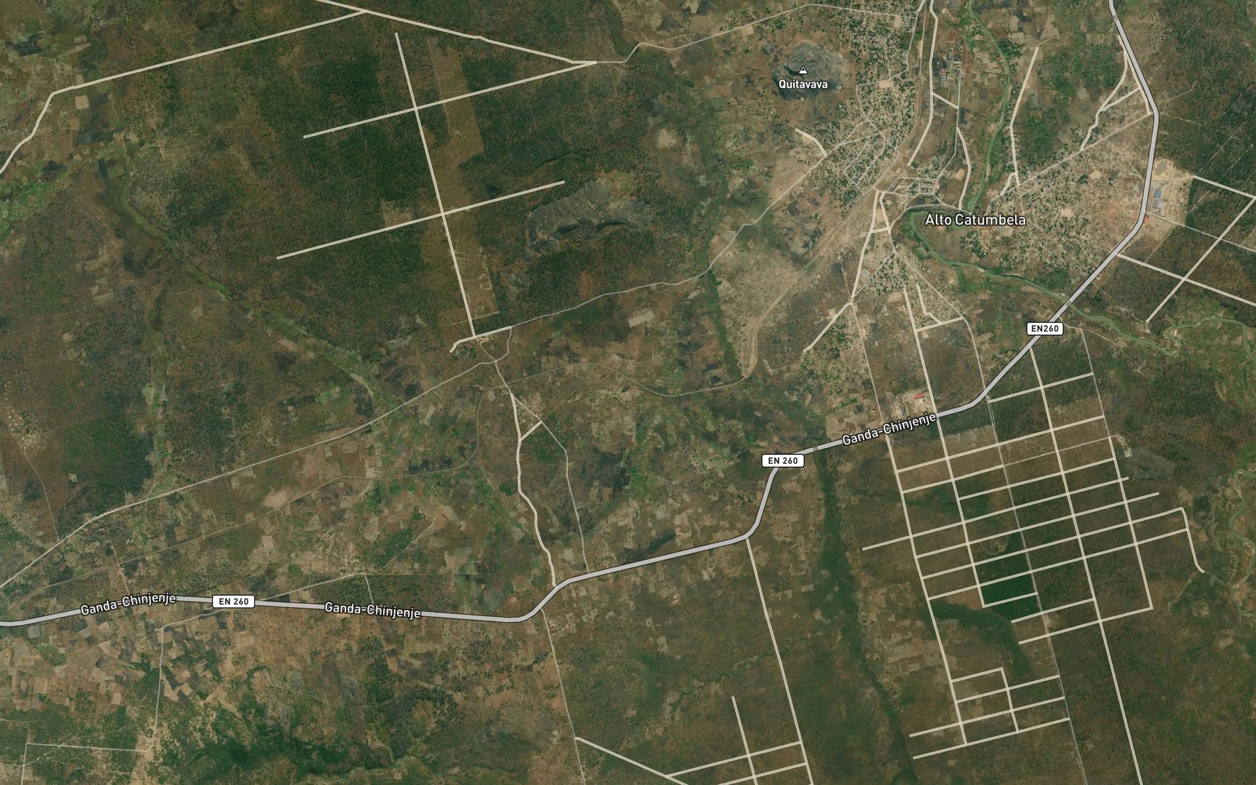 Satellite map of the Chicala