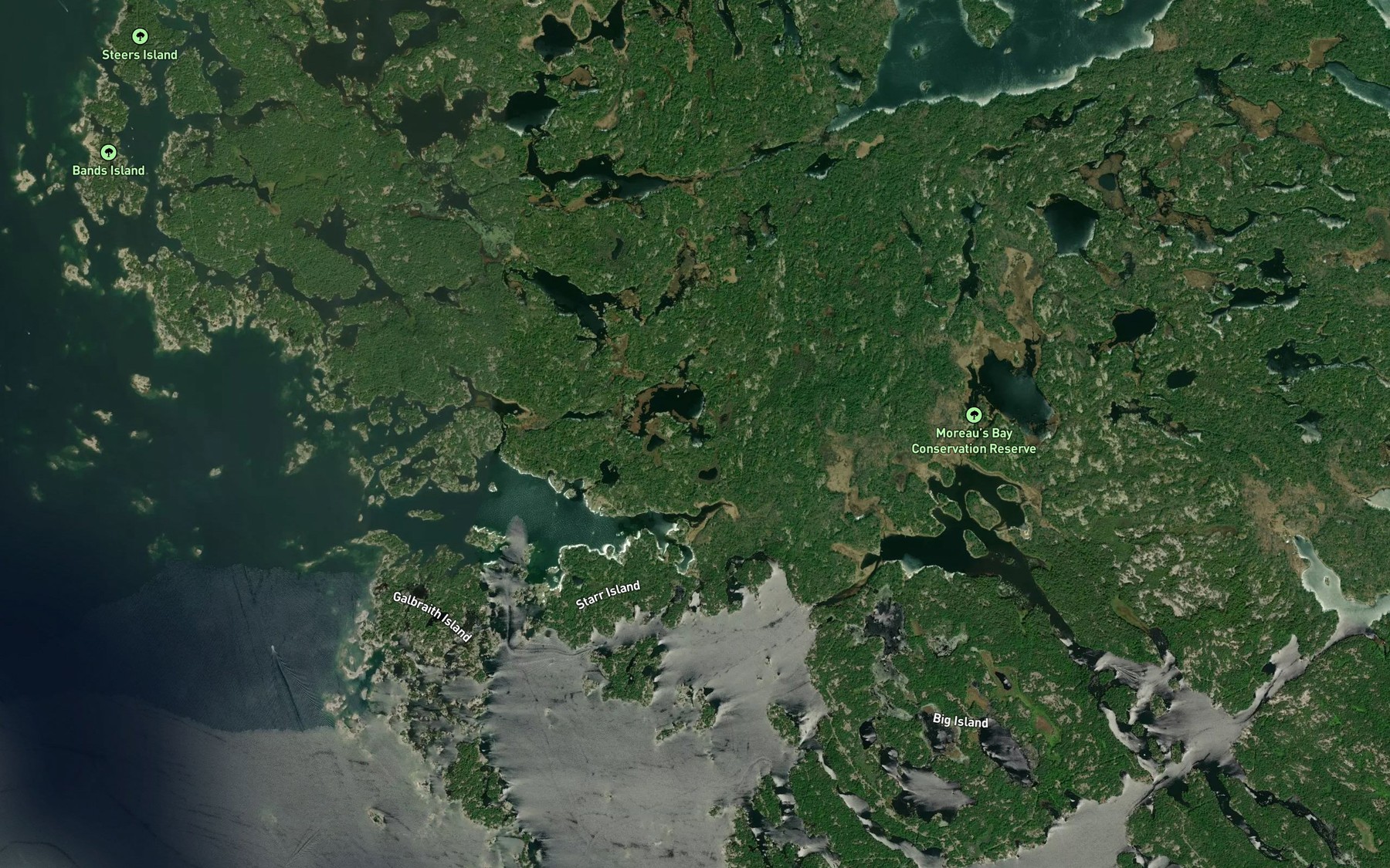 Satellite map of the The Serpentine