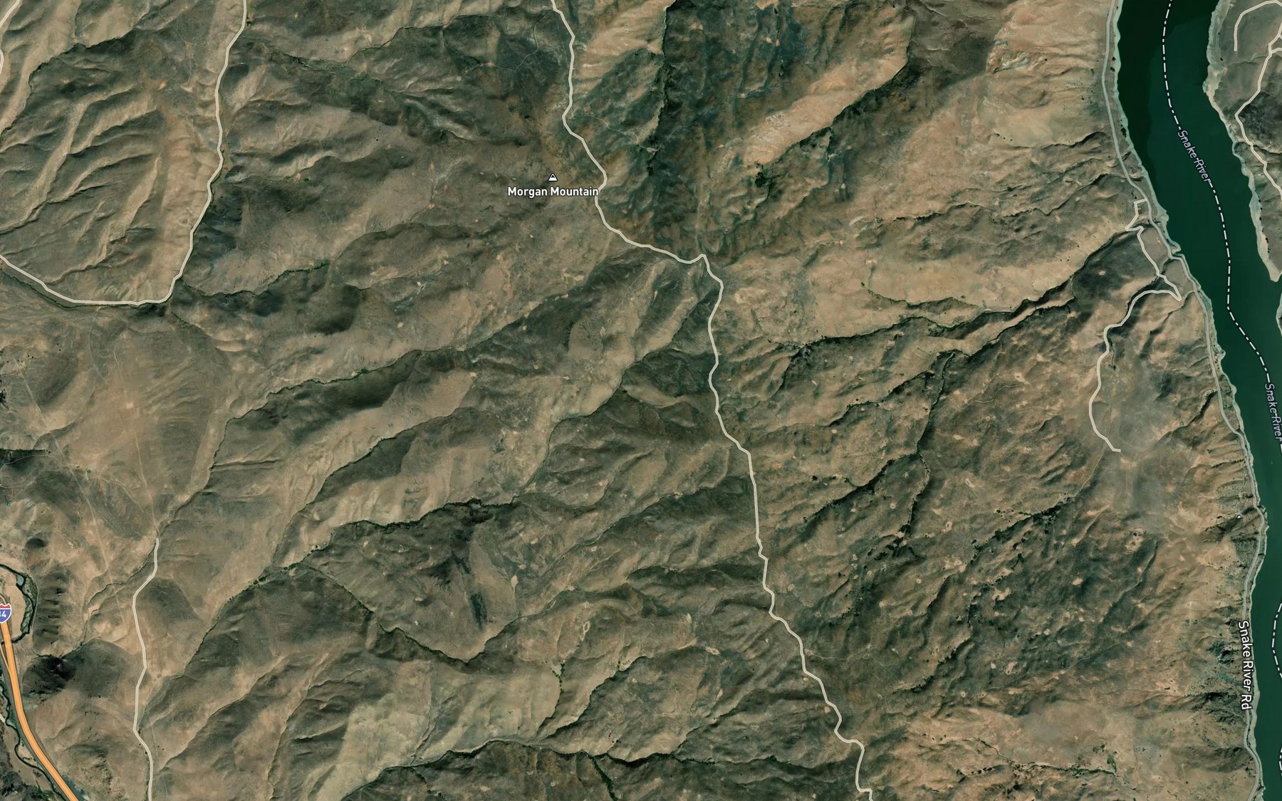 Satellite map of the Nay Spring