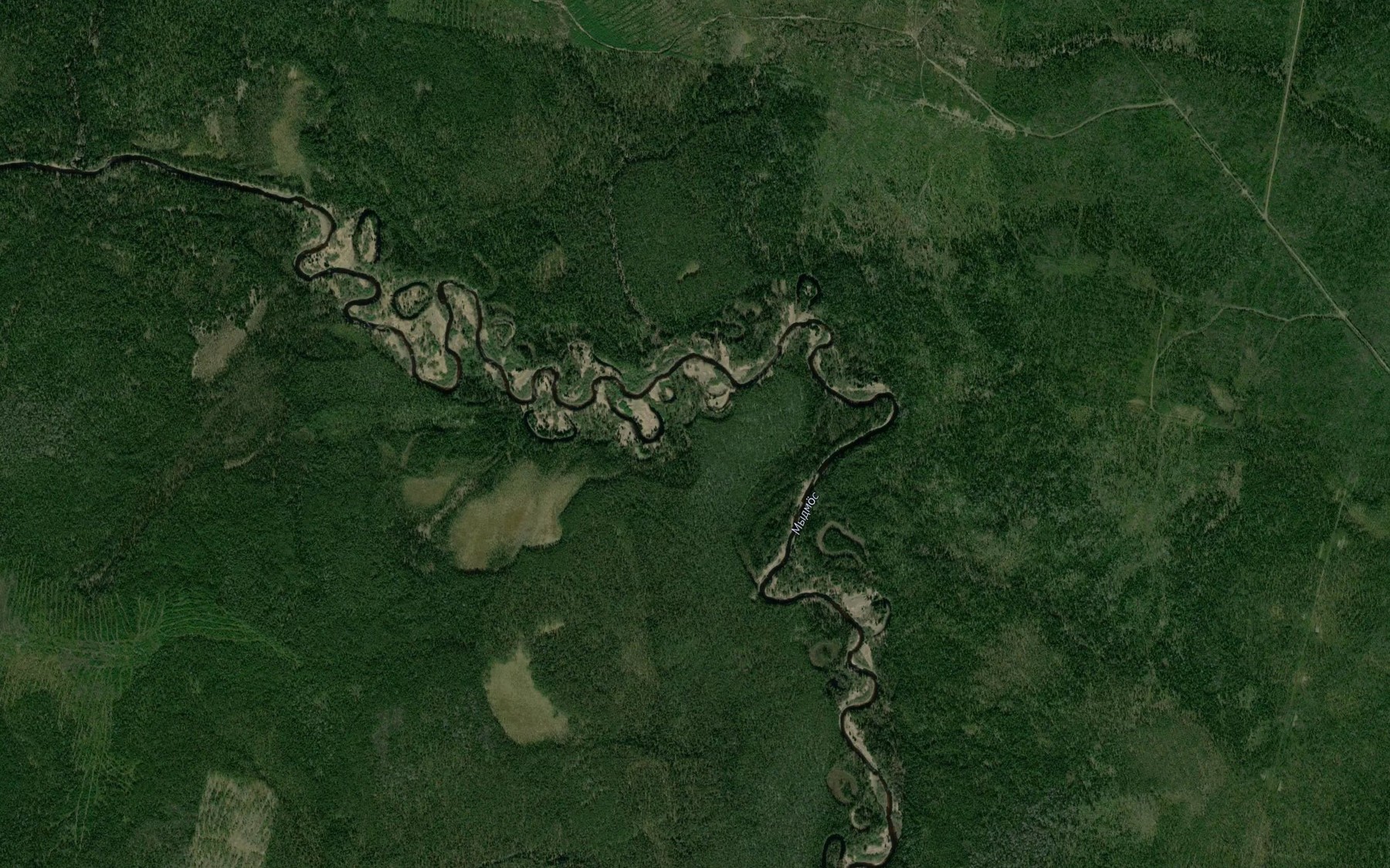 Satellite map of the Kyk"el'