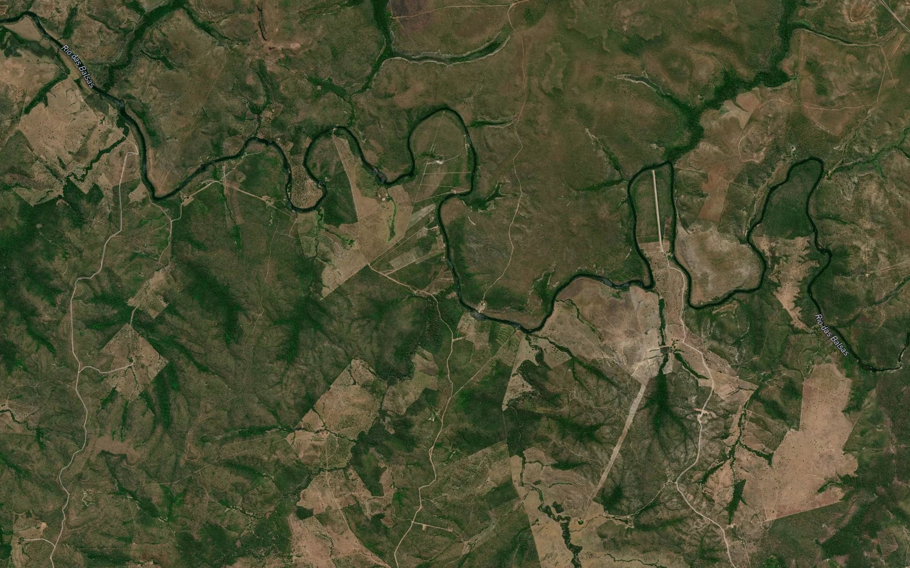 Satellite map of the Corrego Aldeia