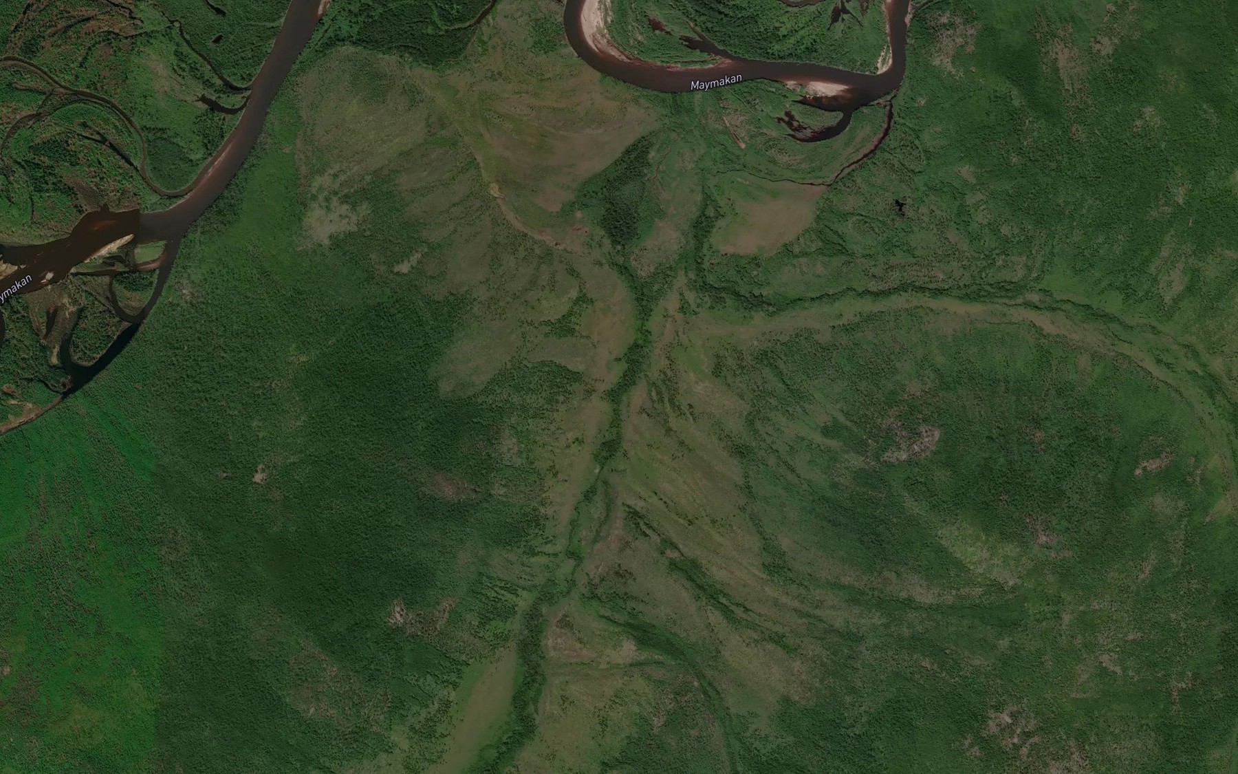 Satellite map of the Ingan