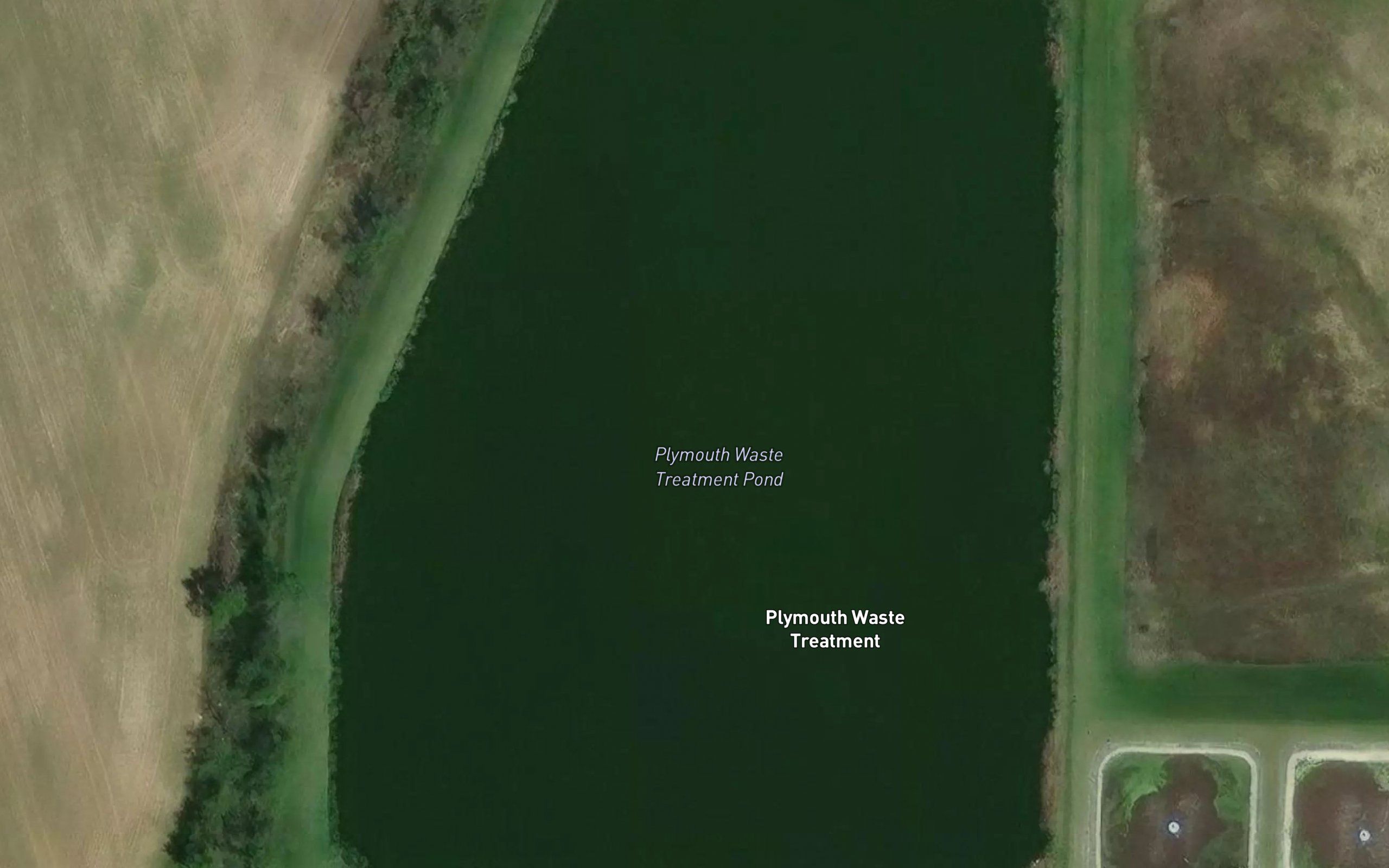 Plymouth Waste Treatment Pond