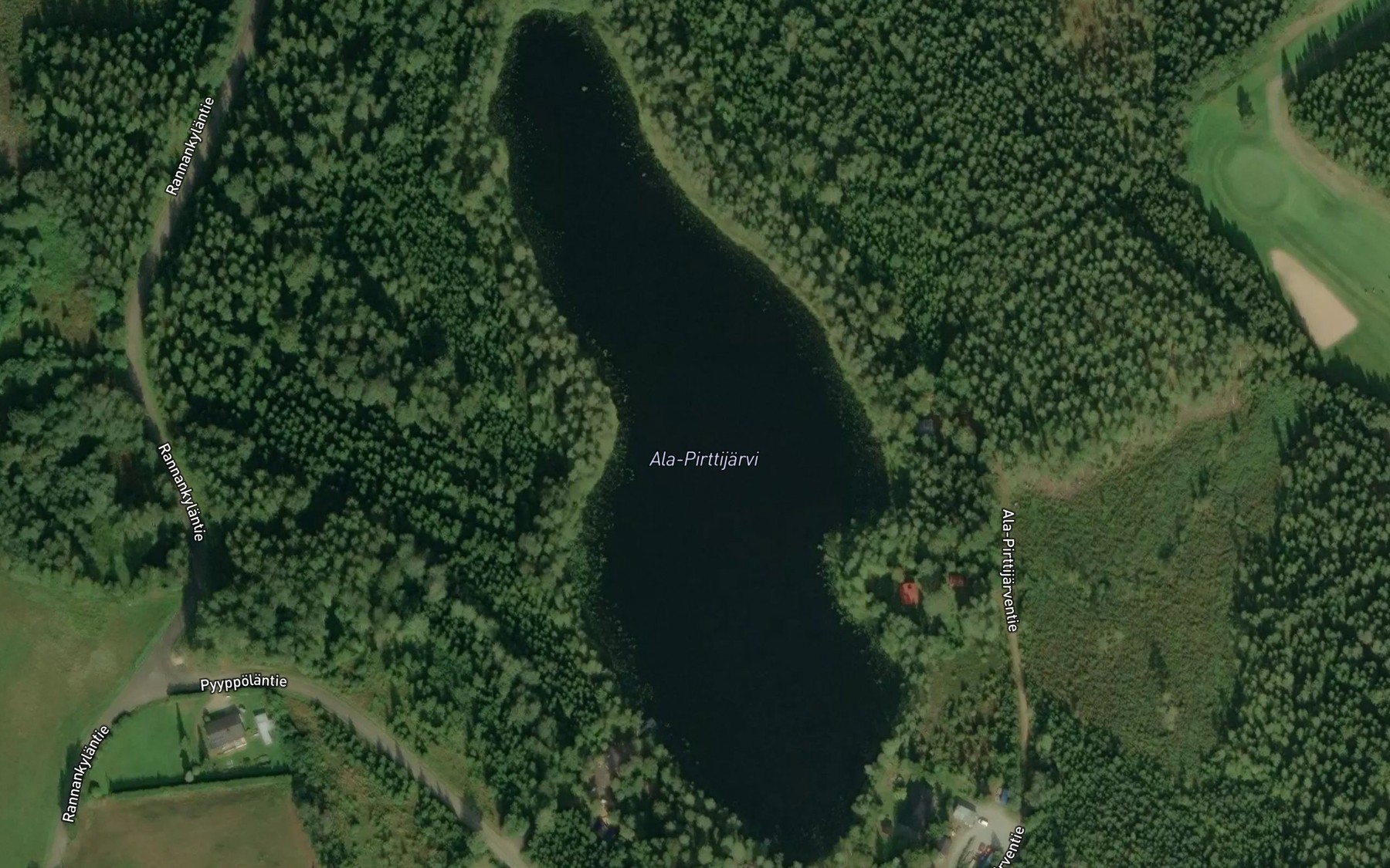 Satellite map of the Ala-Pirttijarvi