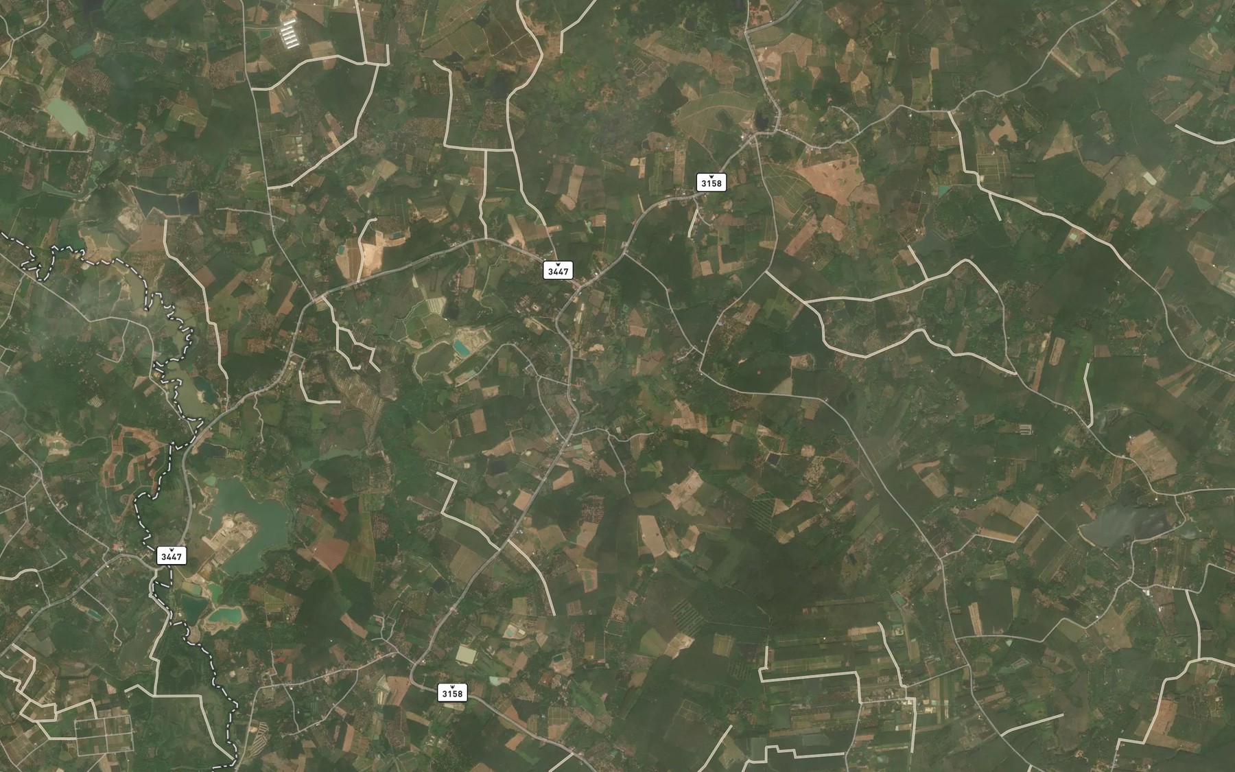 Satellite map of the Khlong Khilek