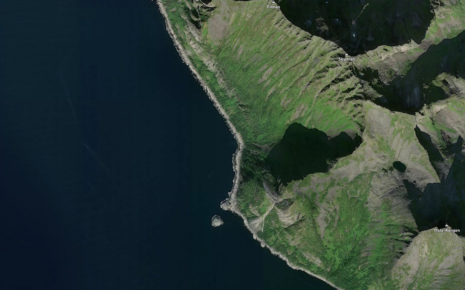 Satellite map of the Sevvika