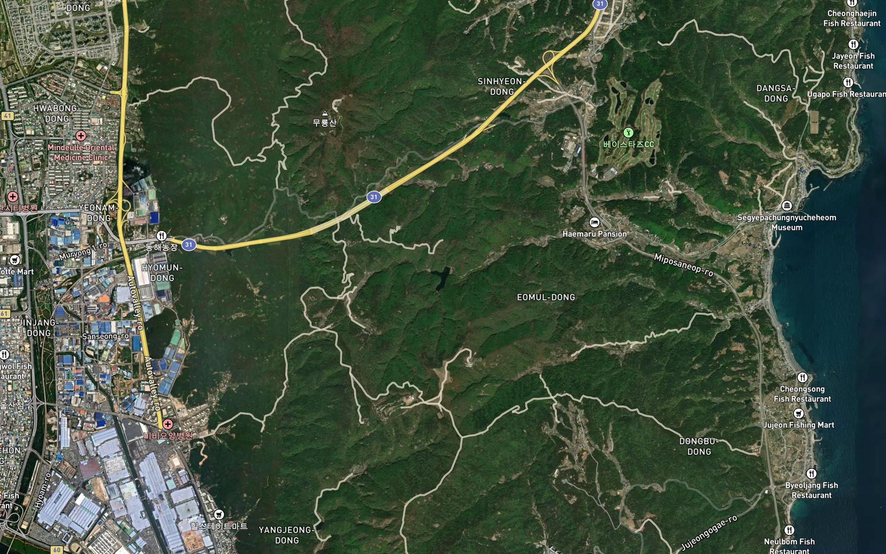 Satellite map of the Mulcheongcheonsoryuji