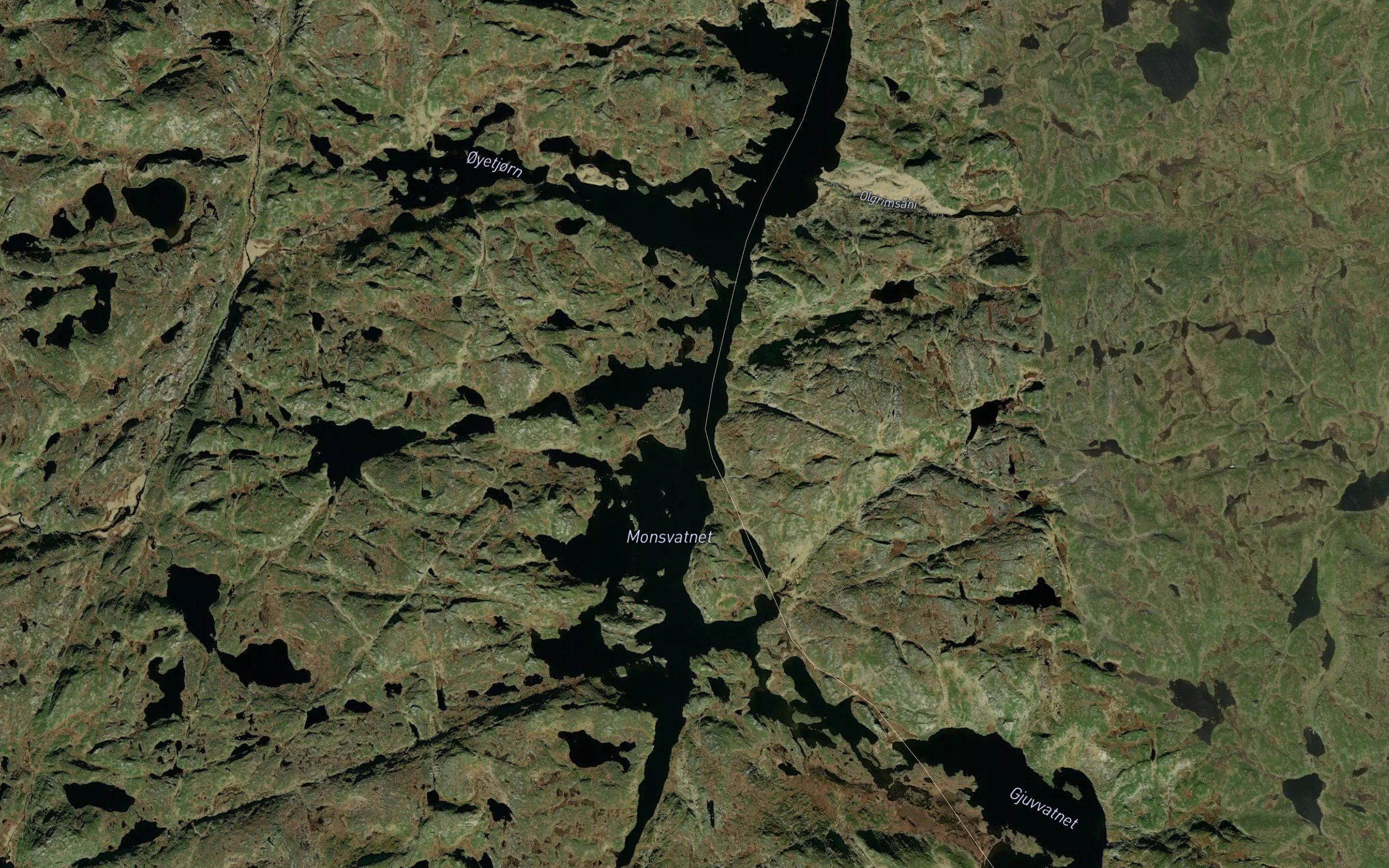 Monsvatnet,Nordra