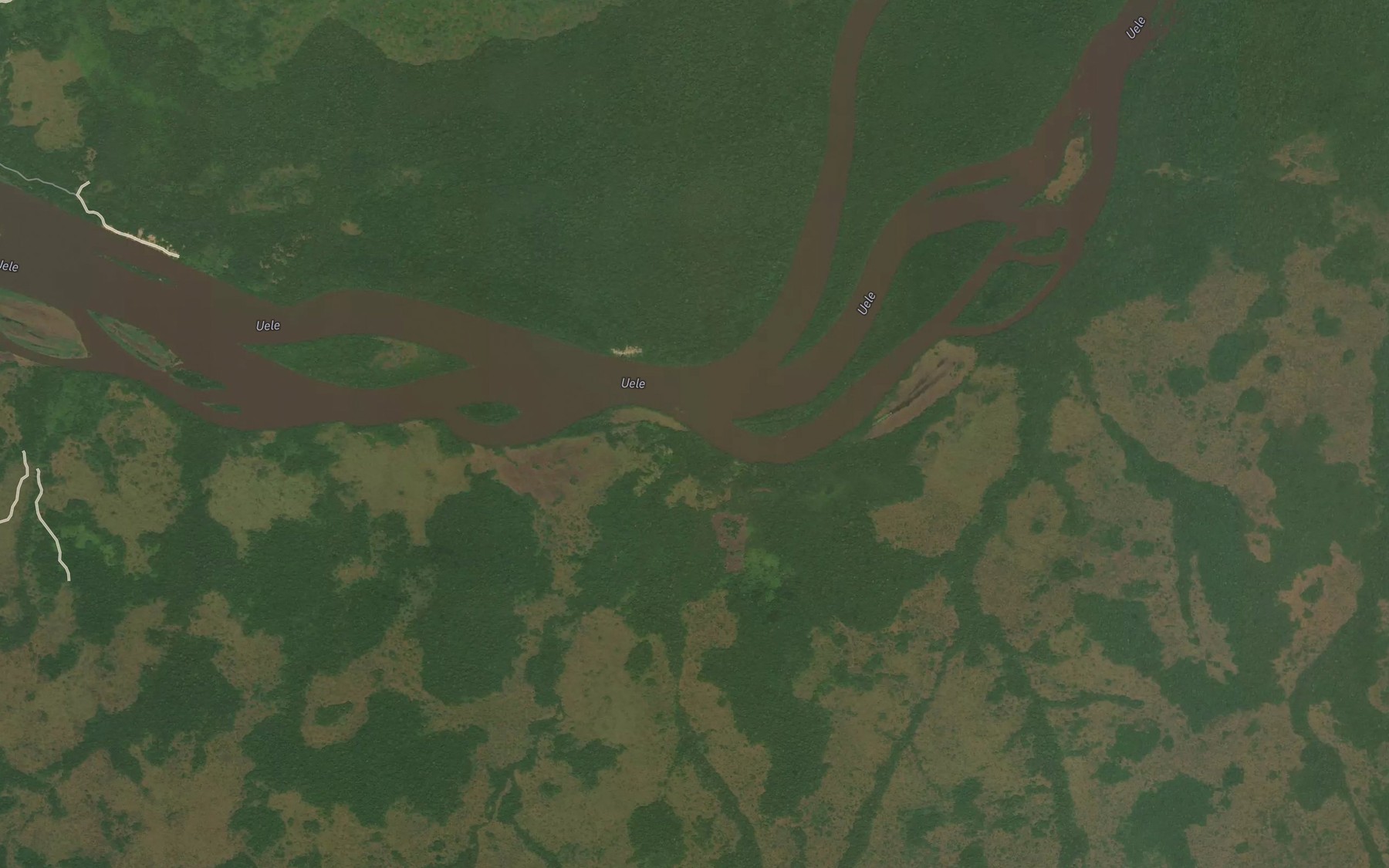 Satellite map of the Kasanga
