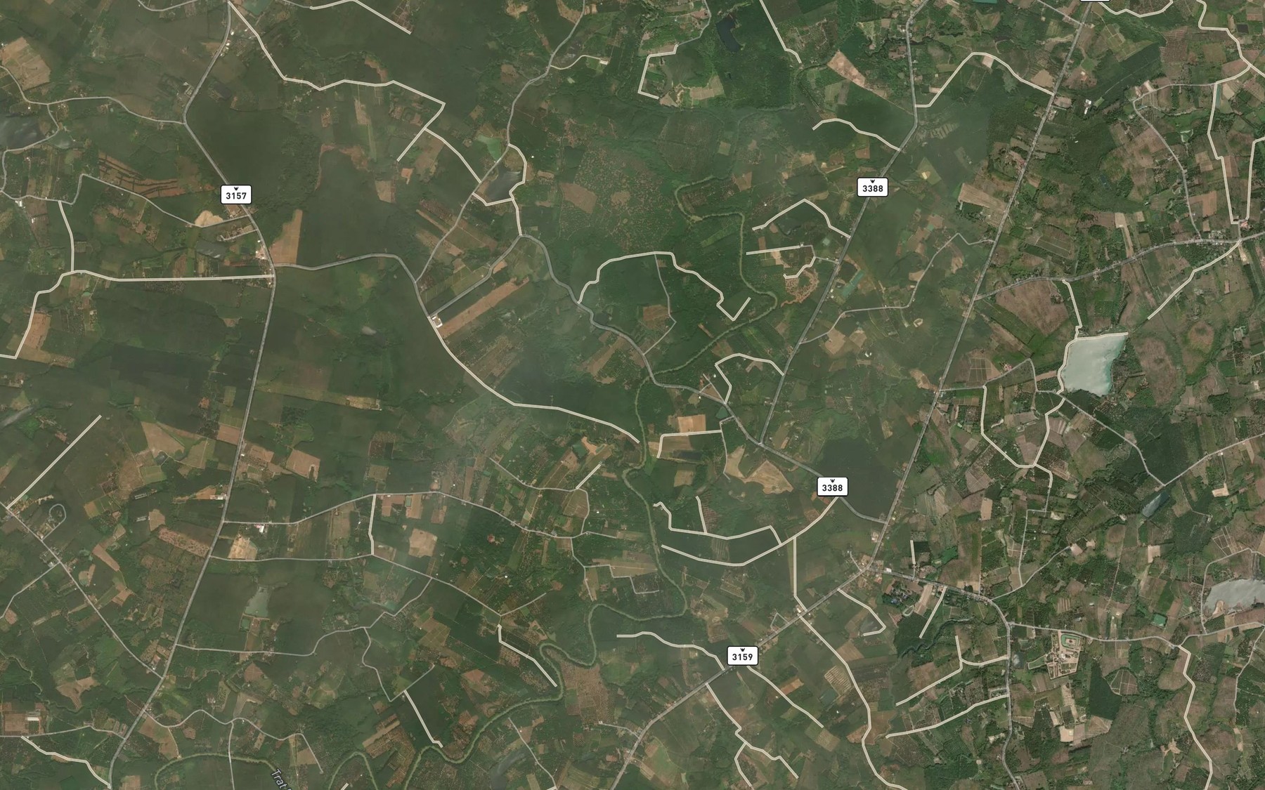 Satellite map of the Khlong Tok Khama
