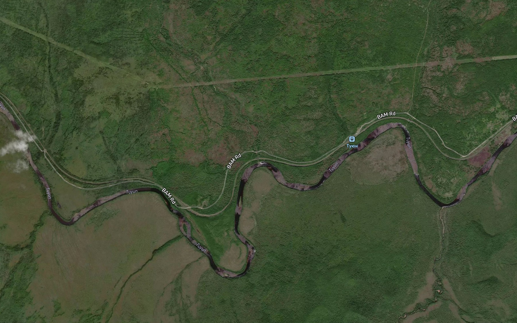 Satellite map of the Zakhar