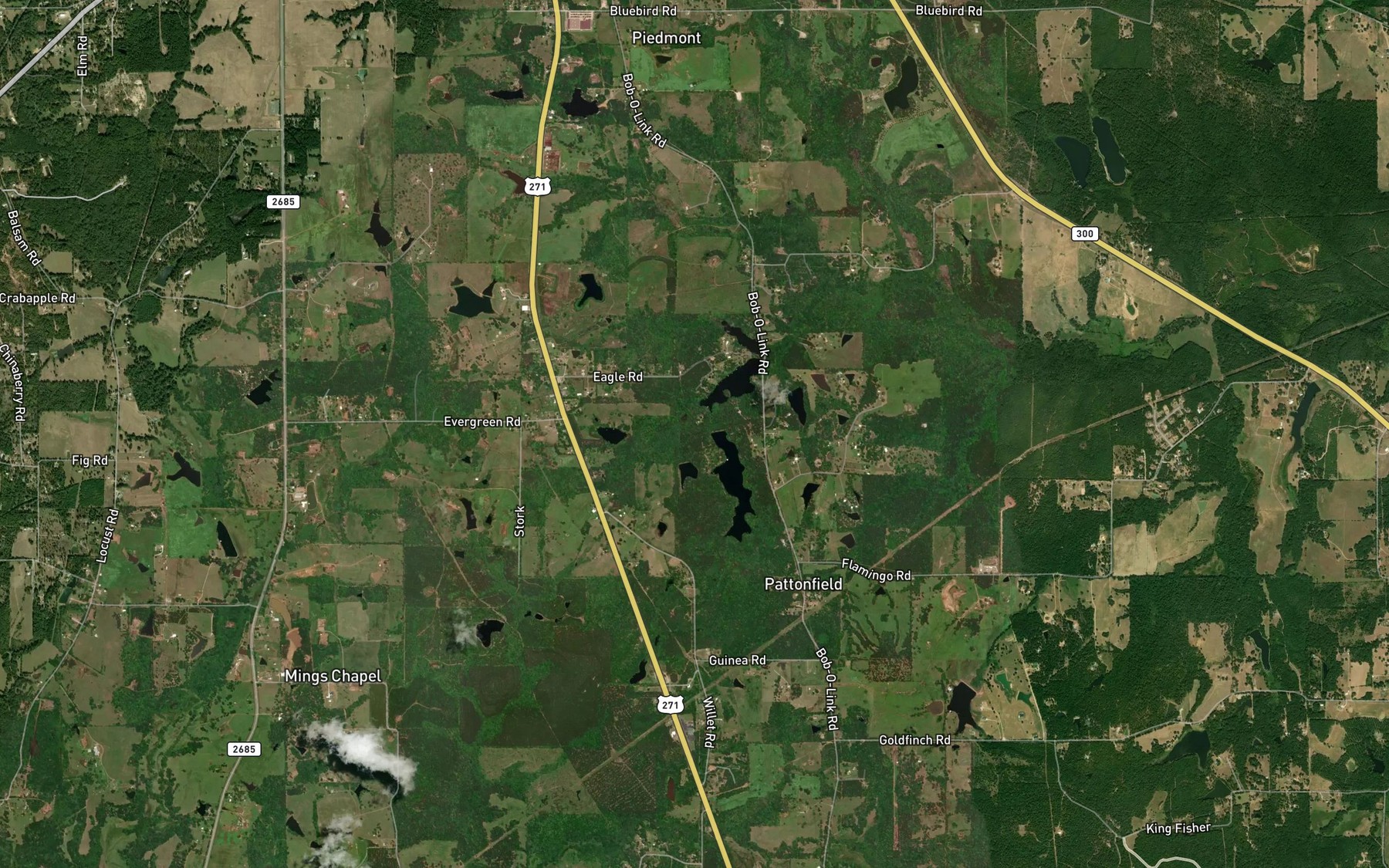 Satellite map of the Sonny Oats Lake Number 2
