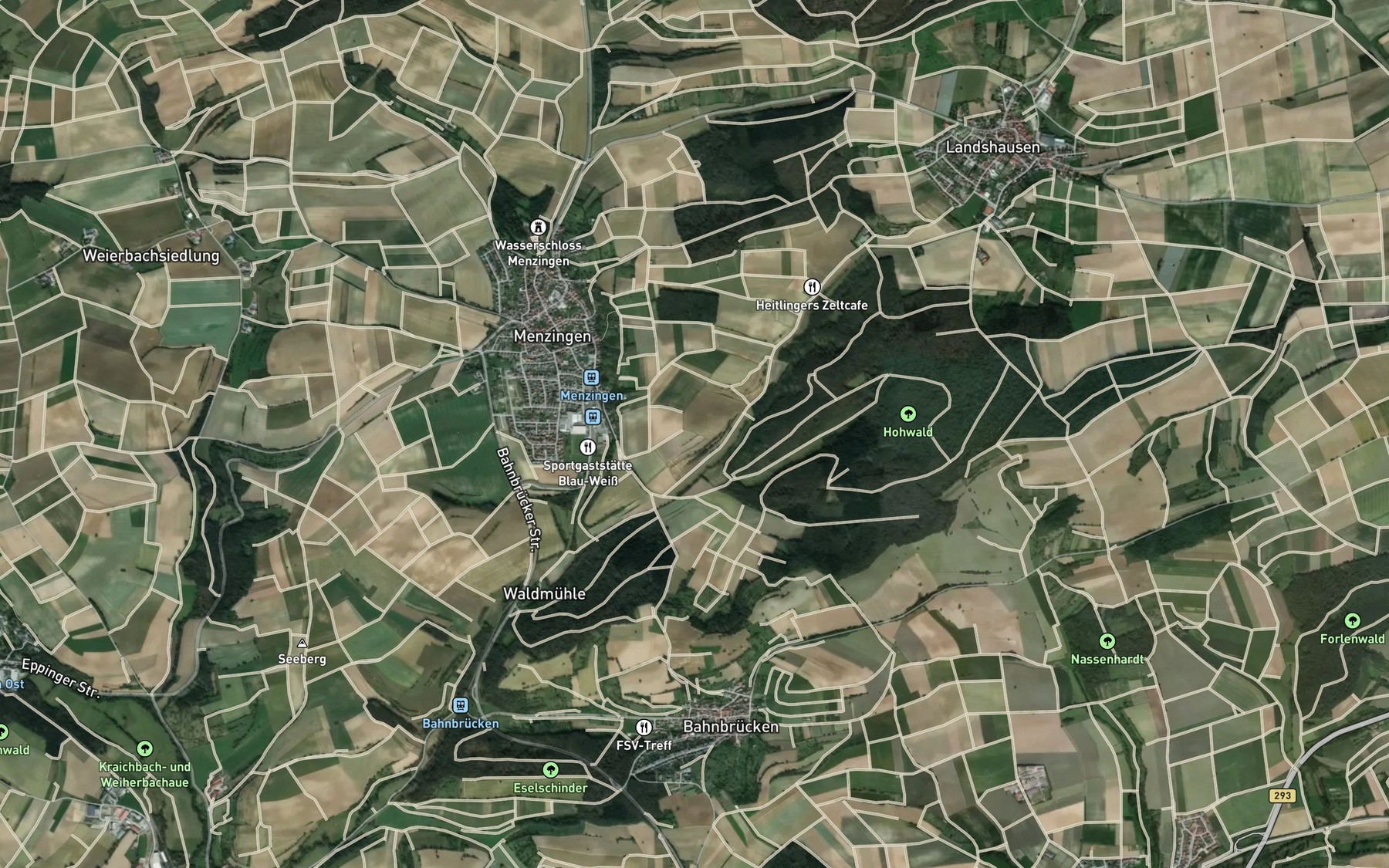 Satellite map of the Eschbach